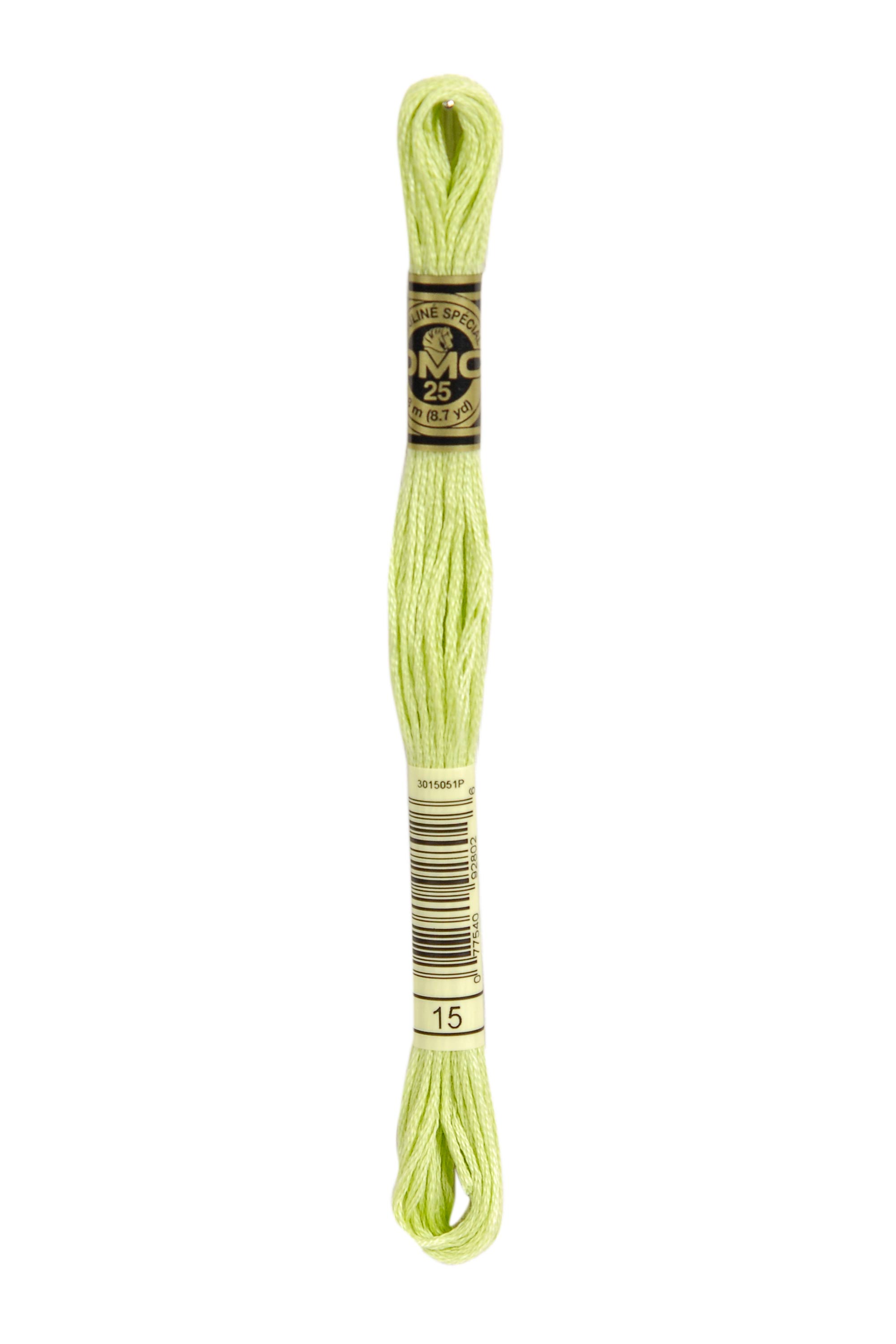 DMC 15 Six Strand Floss - Apple Green