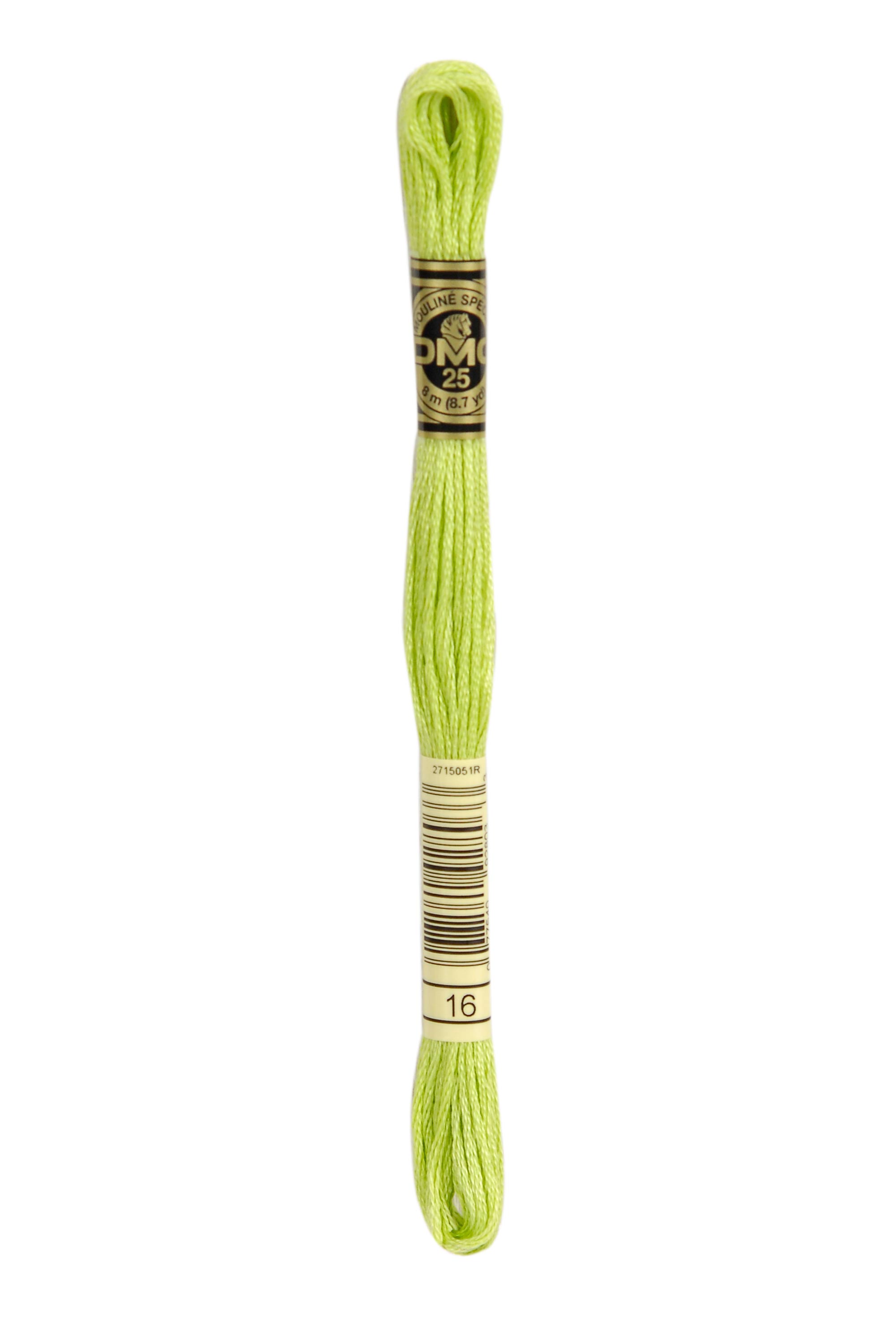 DMC 16 Six Strand Floss - Light Chartreuse Green
