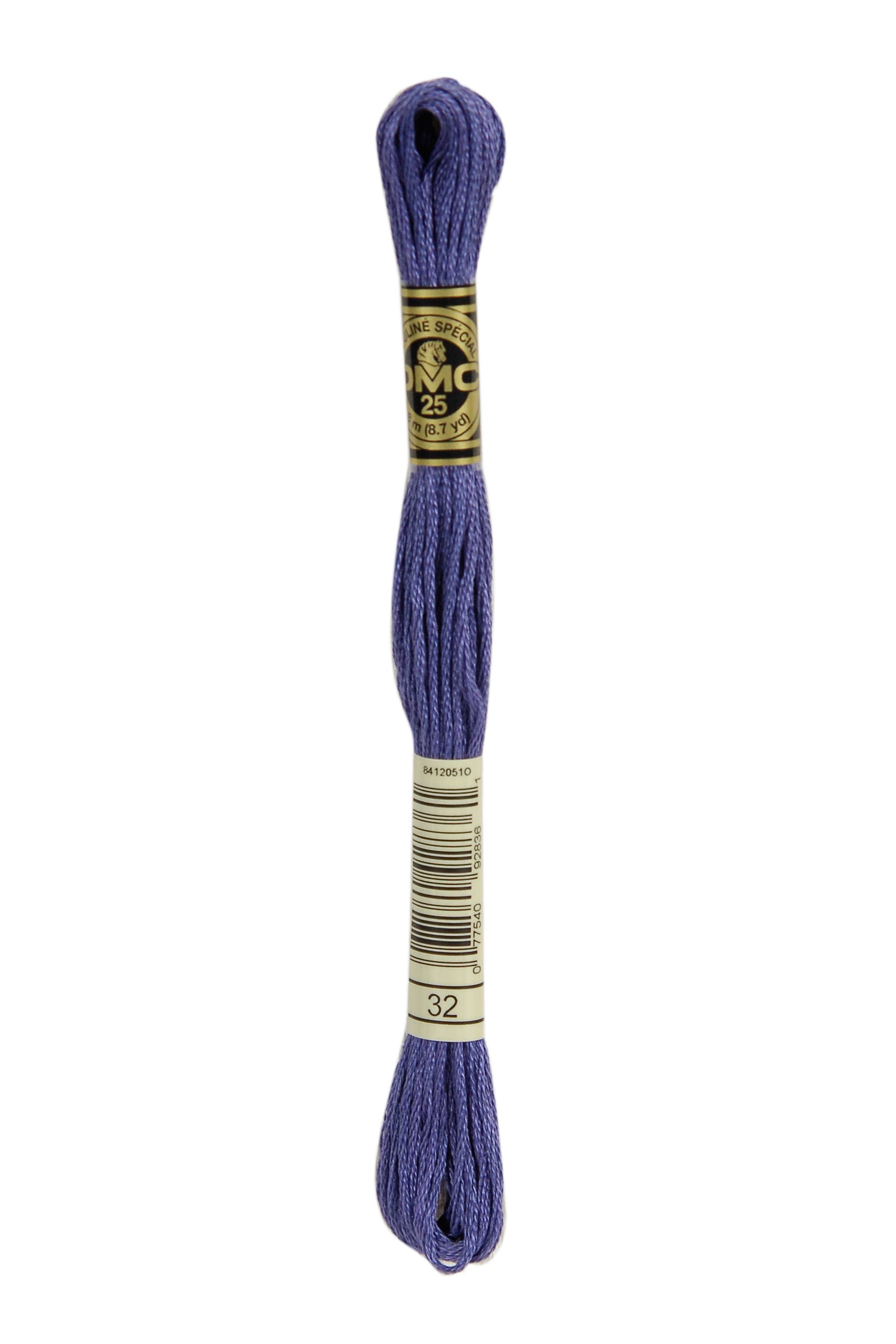 DMC 32 Six Strand Floss - Dark Blueberry Purple
