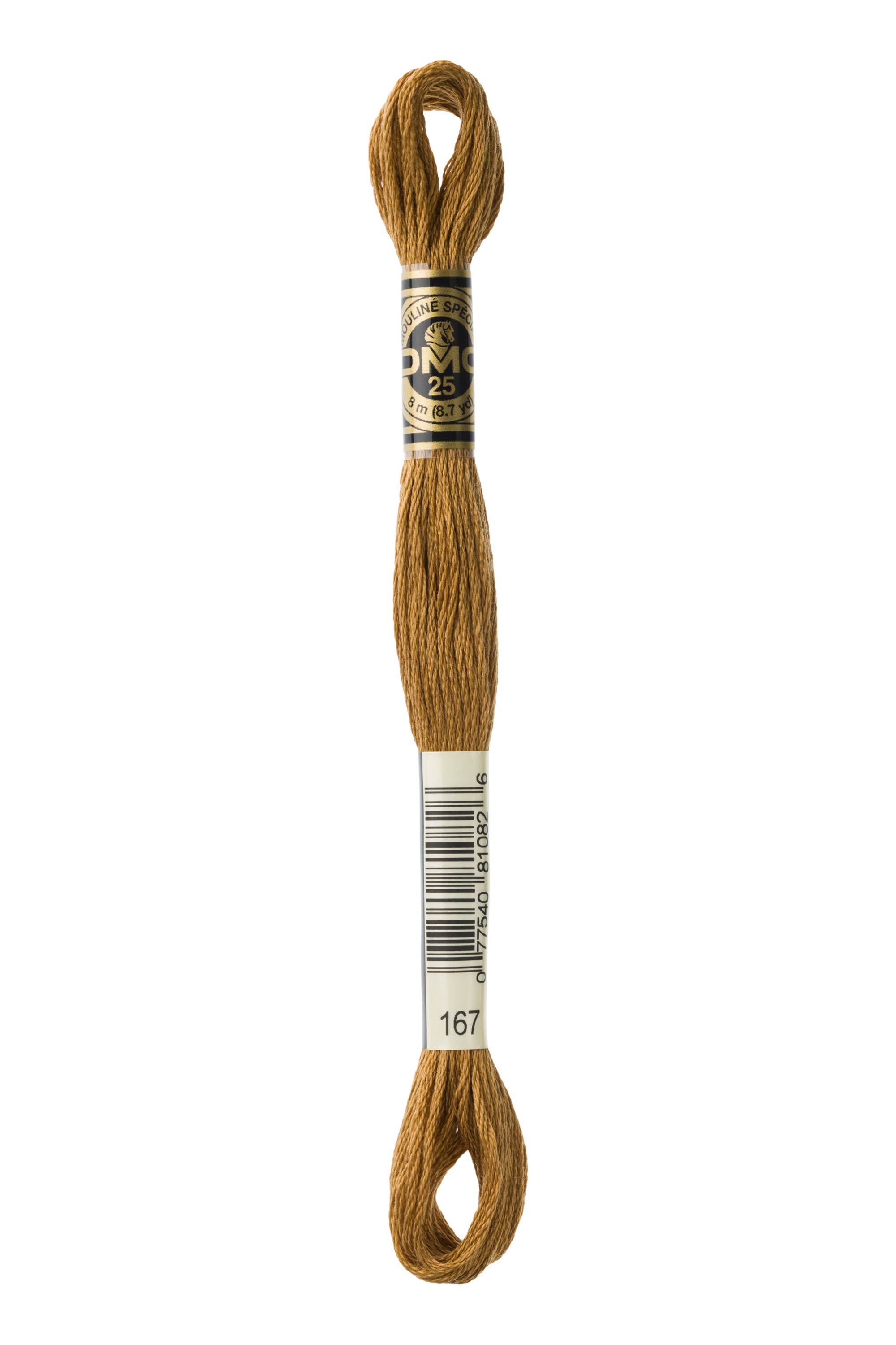 DMC 167 Six Strand Floss - Dark Yellow Beige