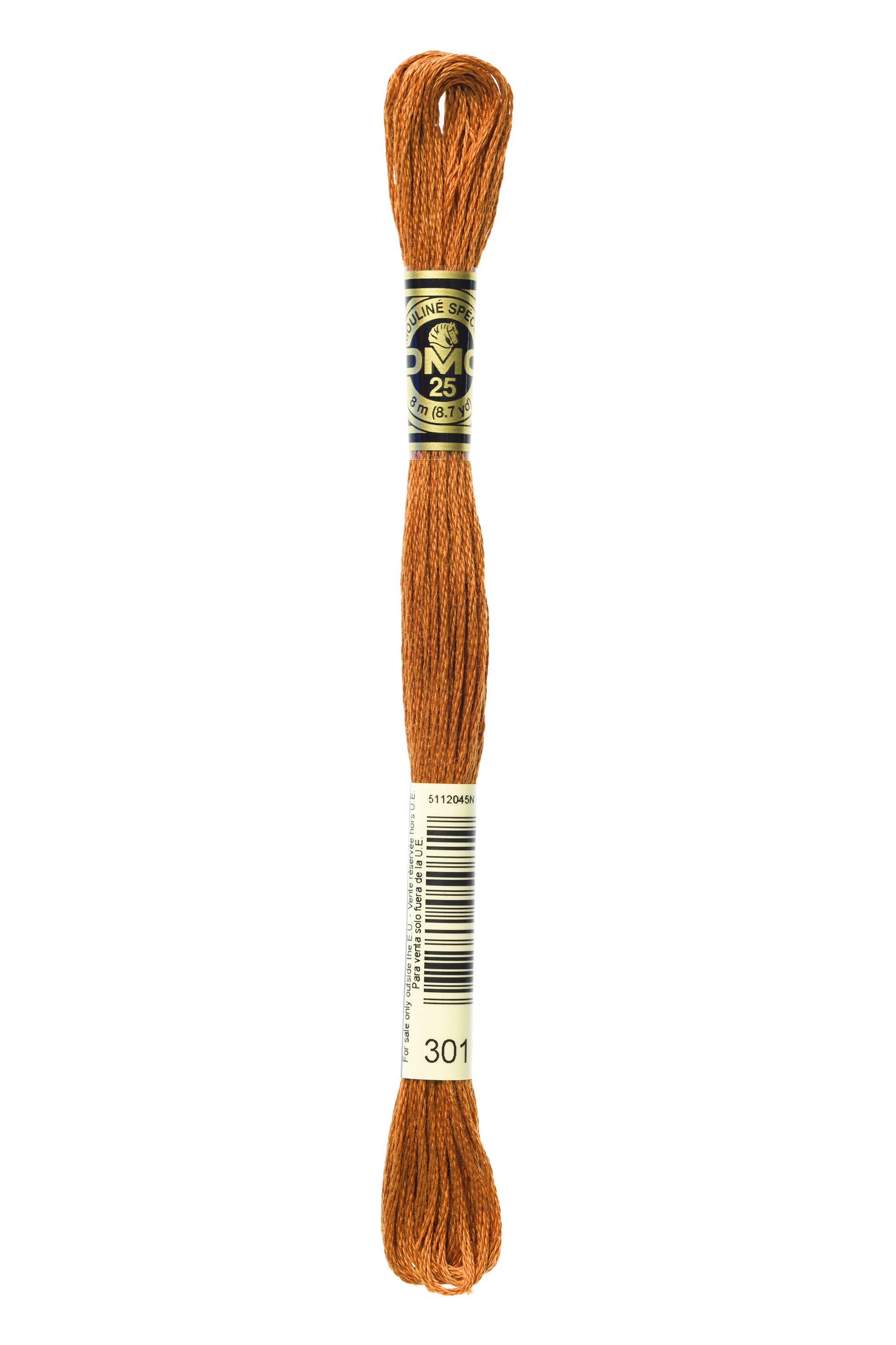 DMC 301 Six Strand Floss - Medium Mahogany Brown