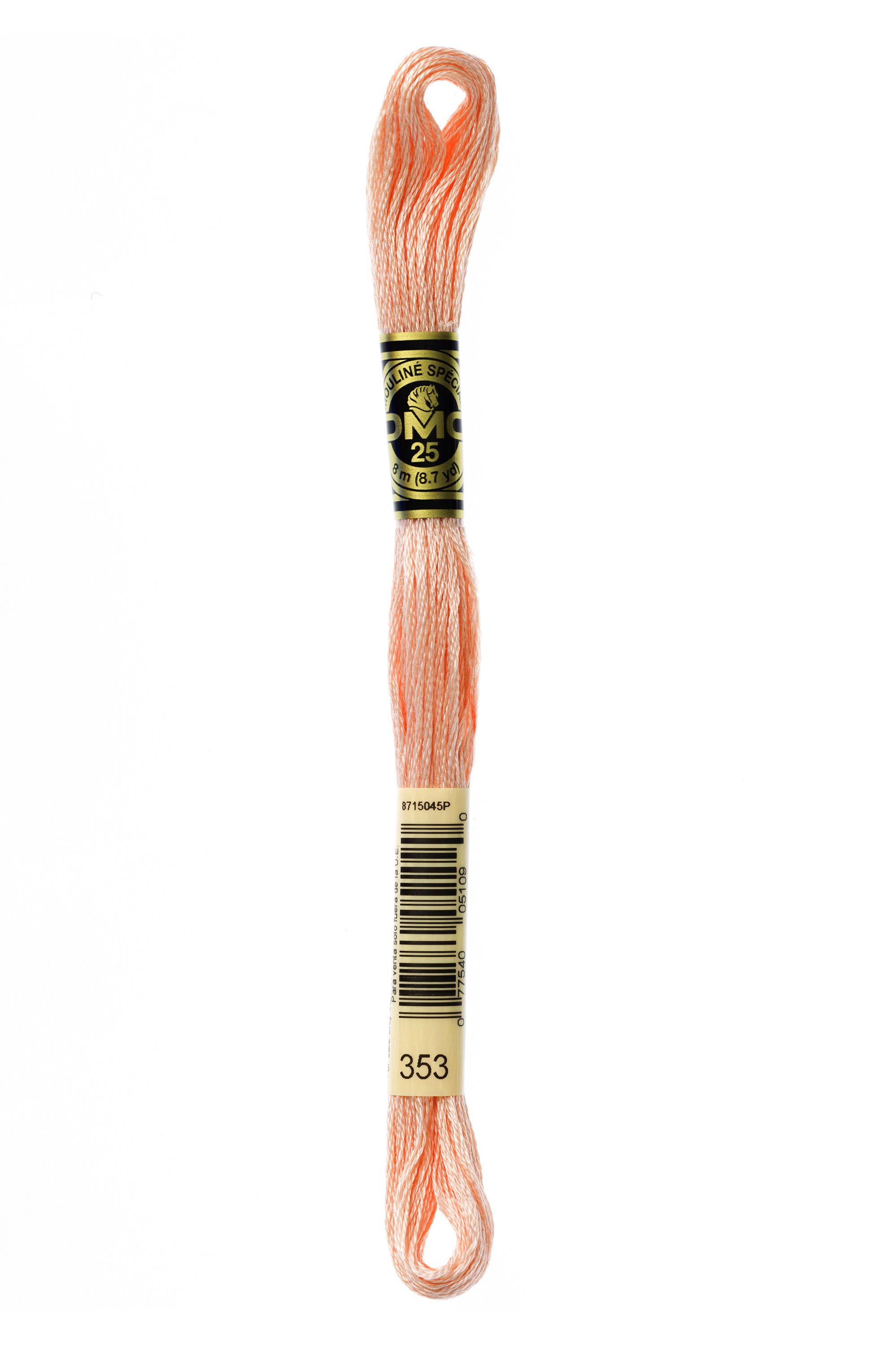 DMC 353 Six Strand Floss - Peach Pink