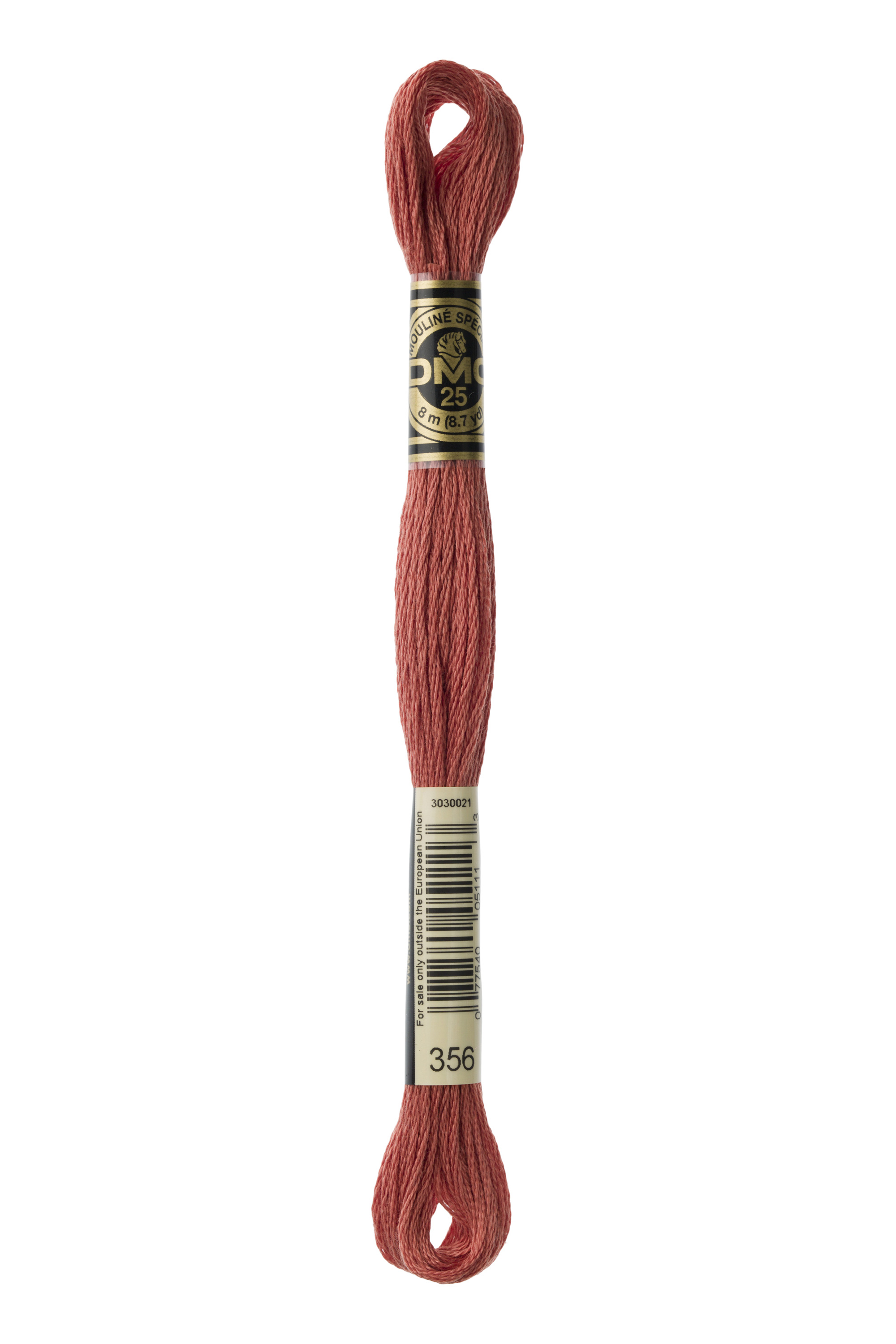 DMC 356 Six Strand Floss - Medium Terra Cotta Orange