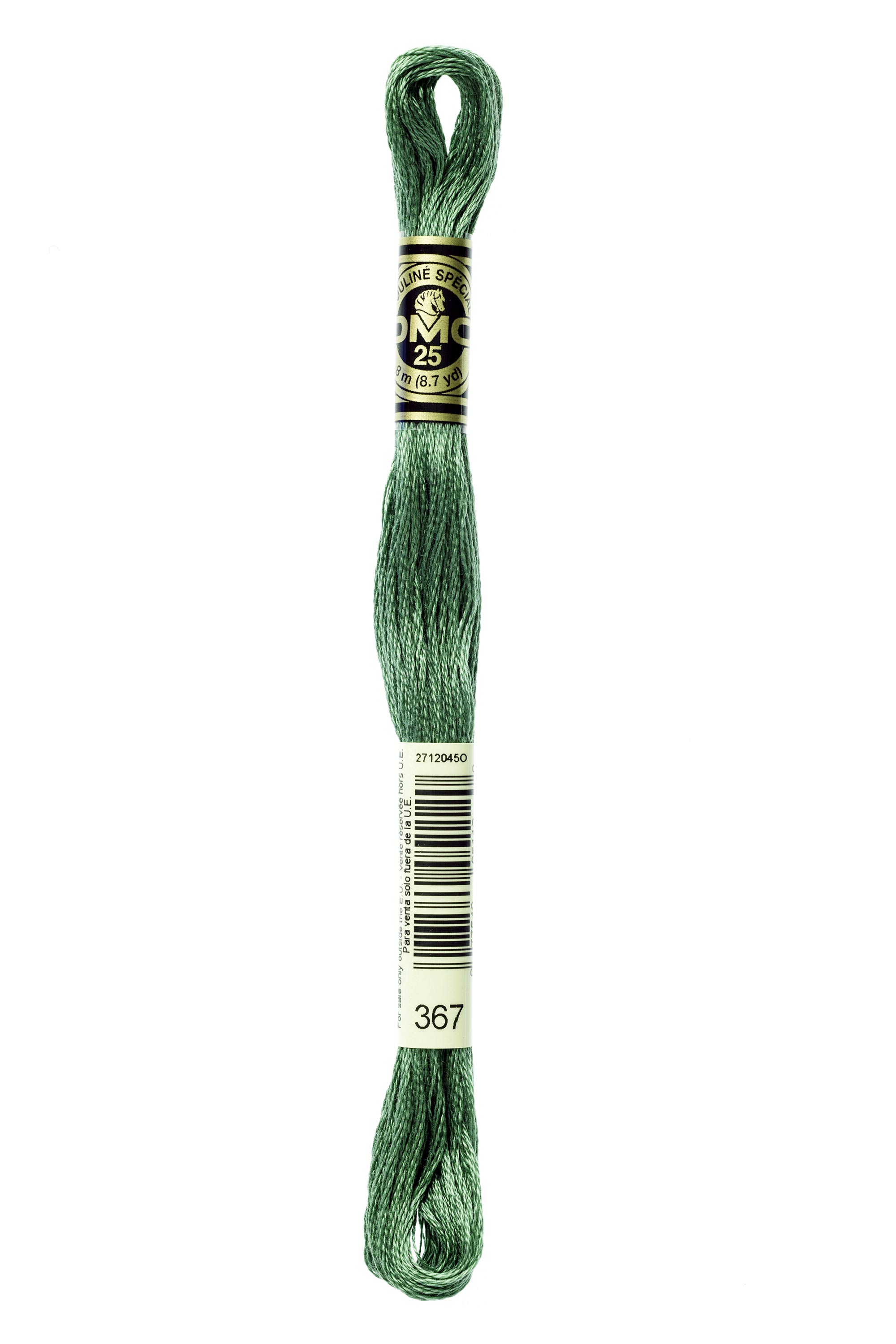 DMC 367 Six Strand Floss - Dark Pistachio Green