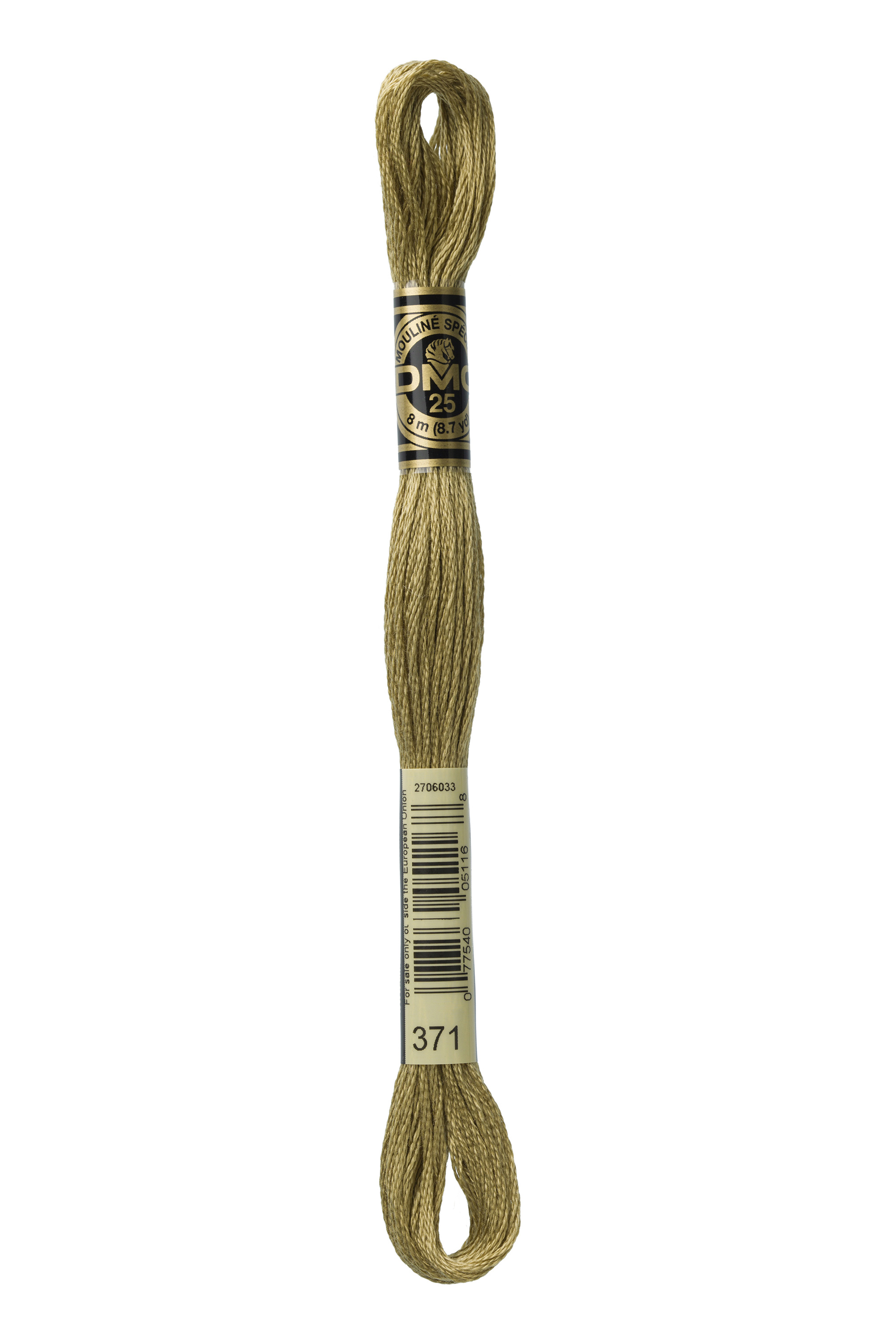 DMC 371 Six Strand Floss - Mustard Yellow