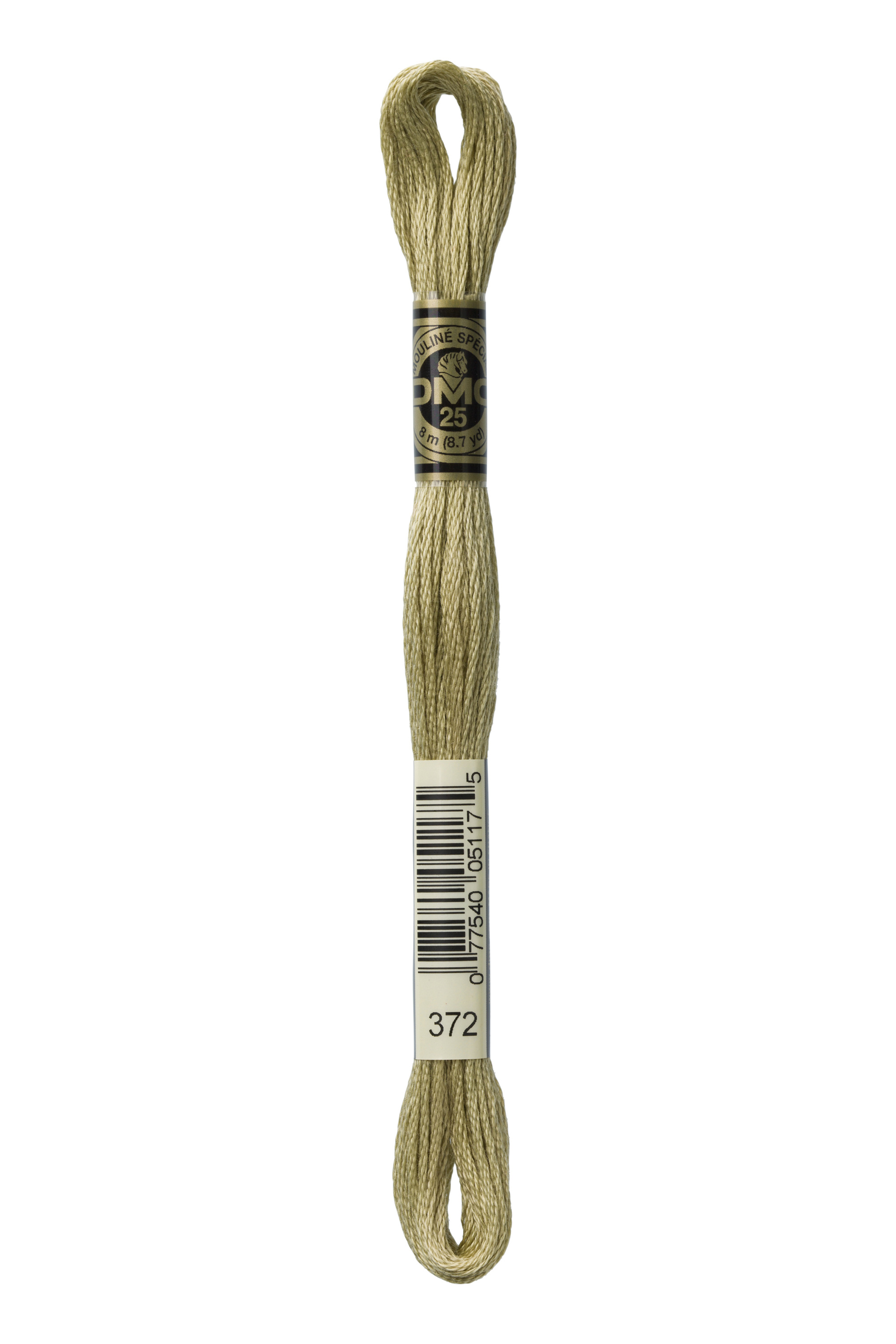 DMC 372 Six Strand Floss - Light Mustard Yellow