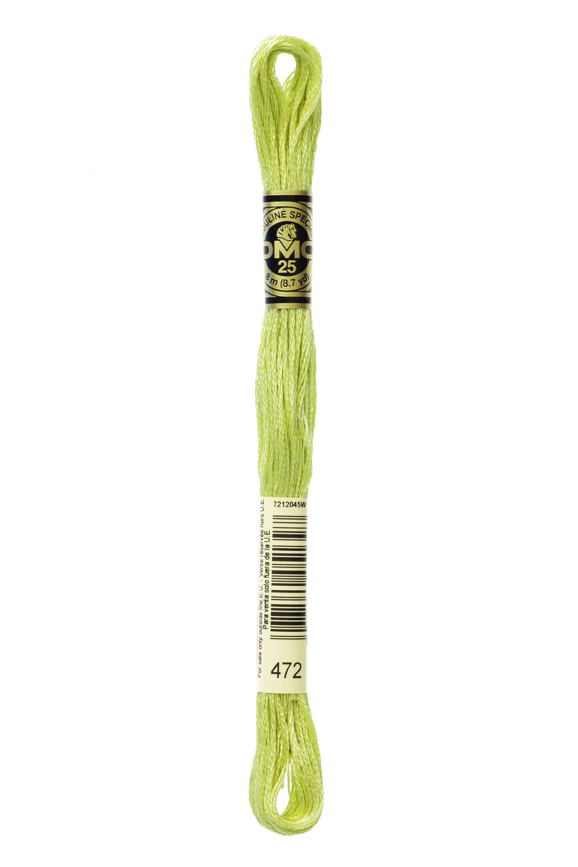 DMC 472 Six Strand Floss - Ultra Light Avocado Green