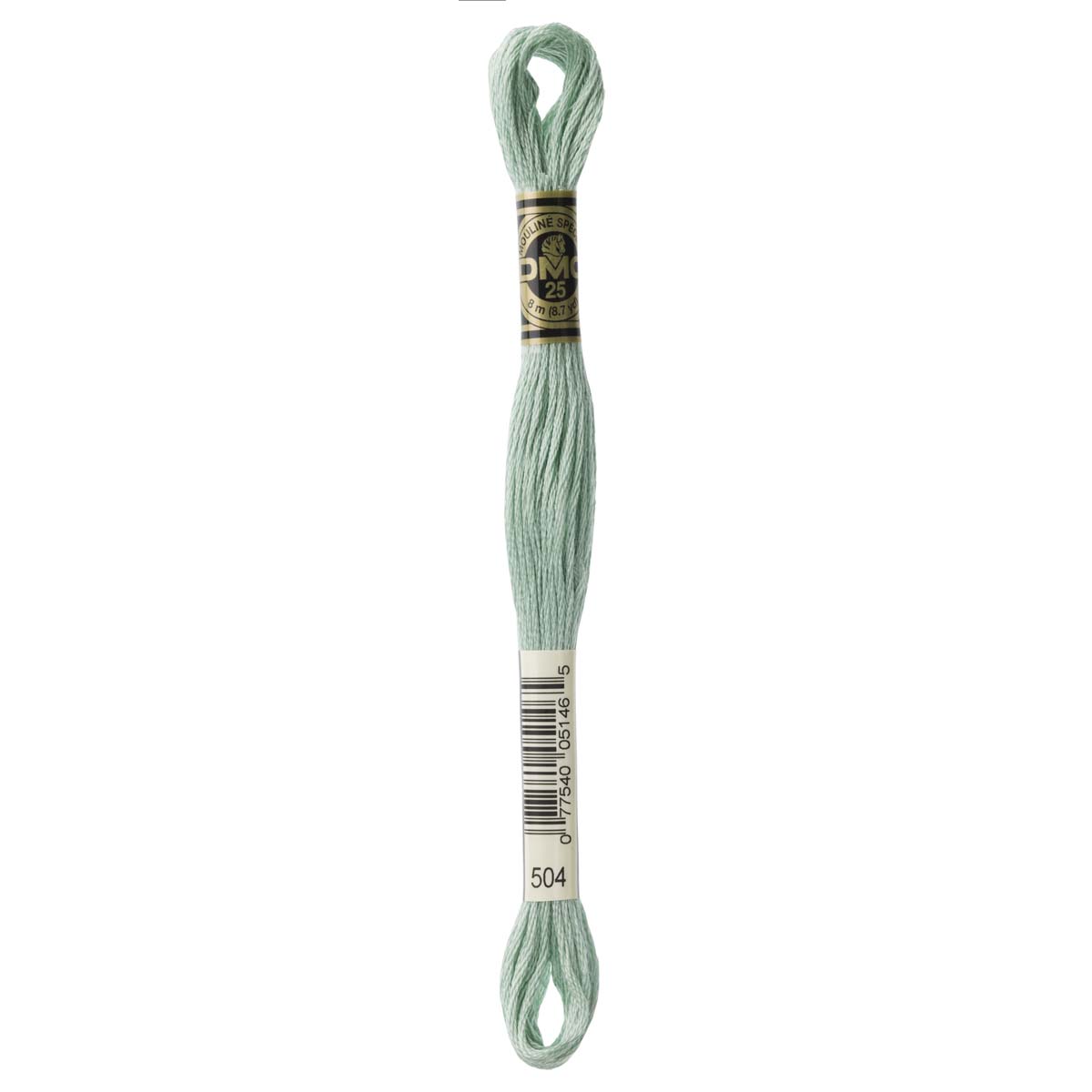 DMC 504 Six Strand Floss - Very Light Blue Green