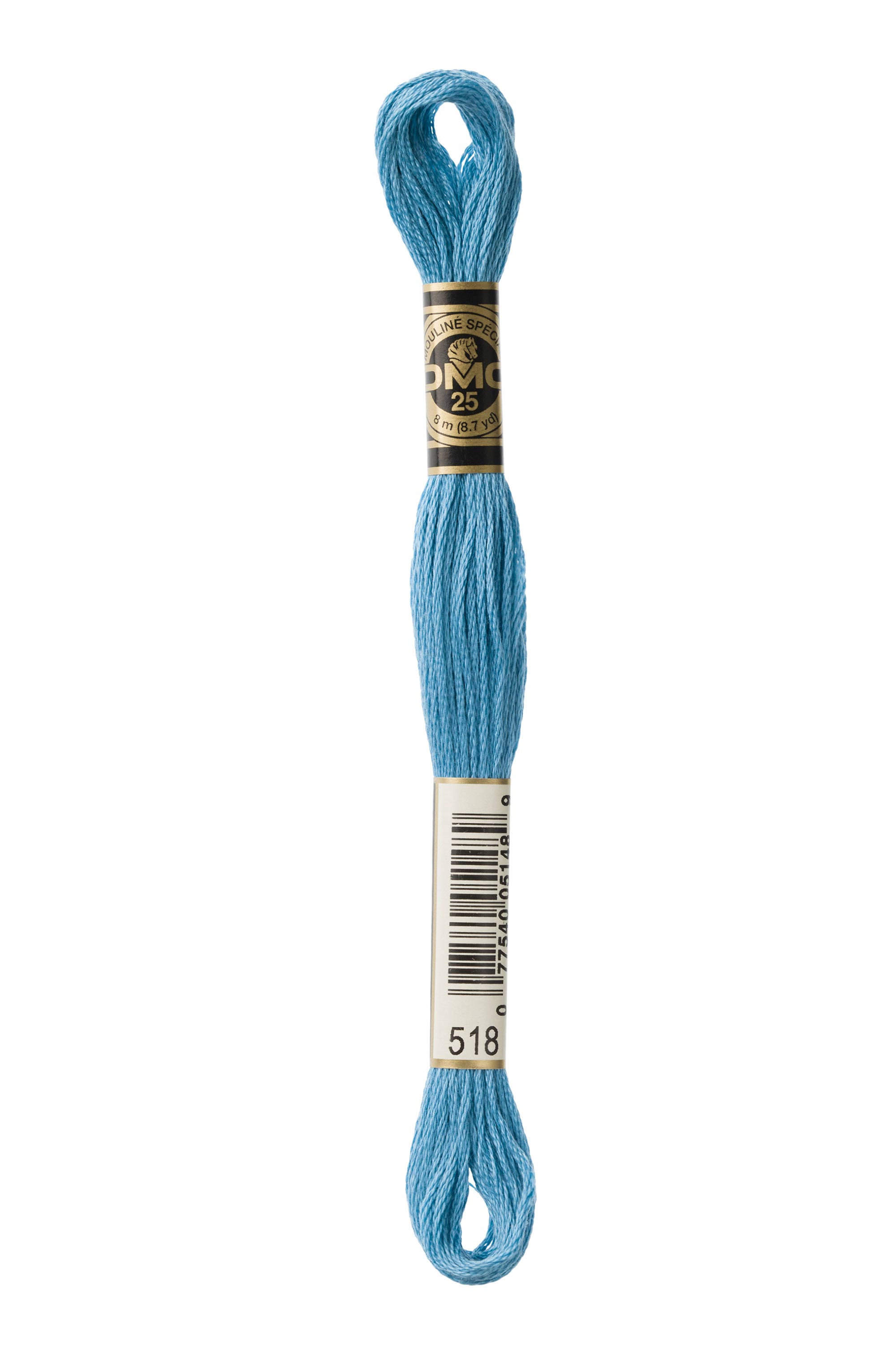 DMC 518 Six Strand Floss - Light Wedgewood Blue