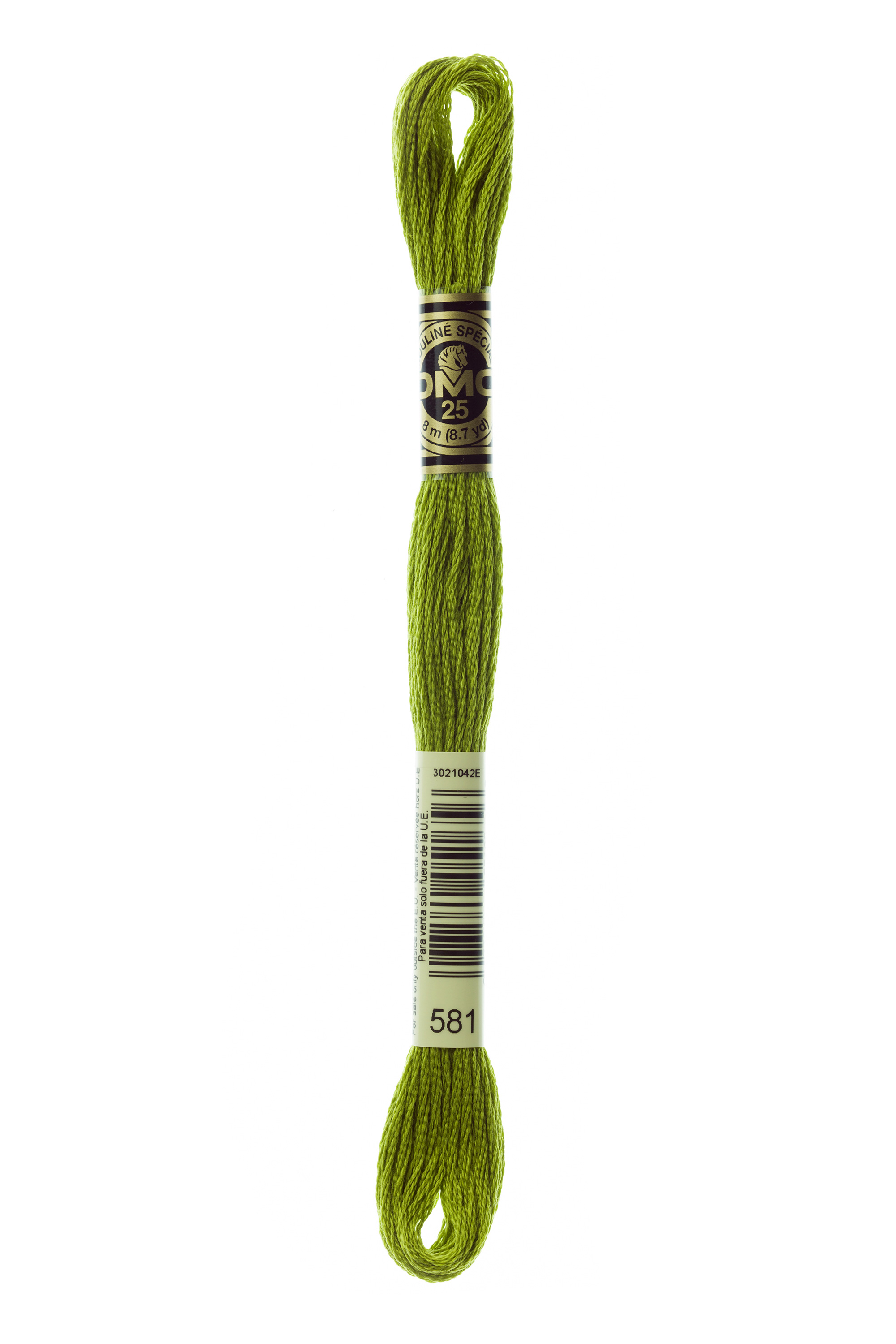 DMC 581 Six Strand Floss - Moss Green