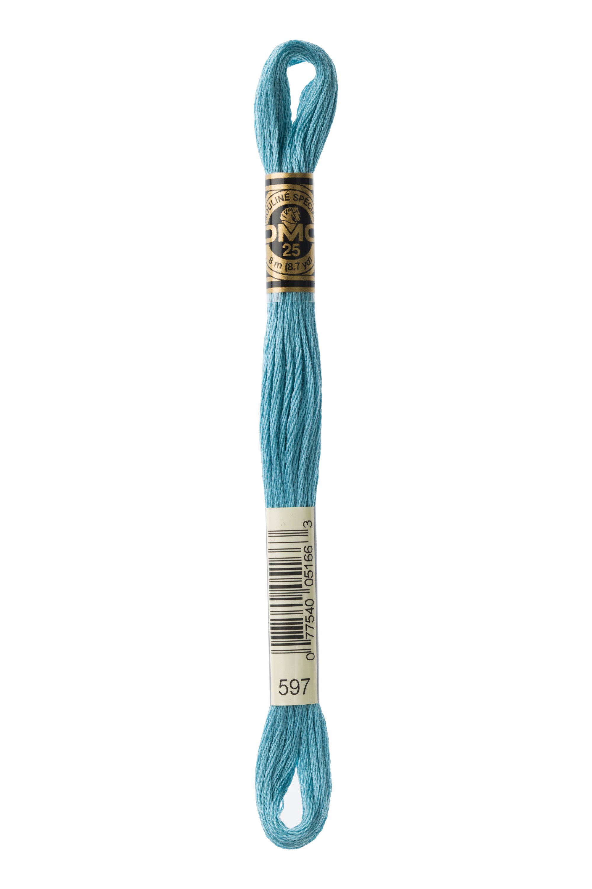 DMC 597 Six Strand Floss - Turquoise Blue