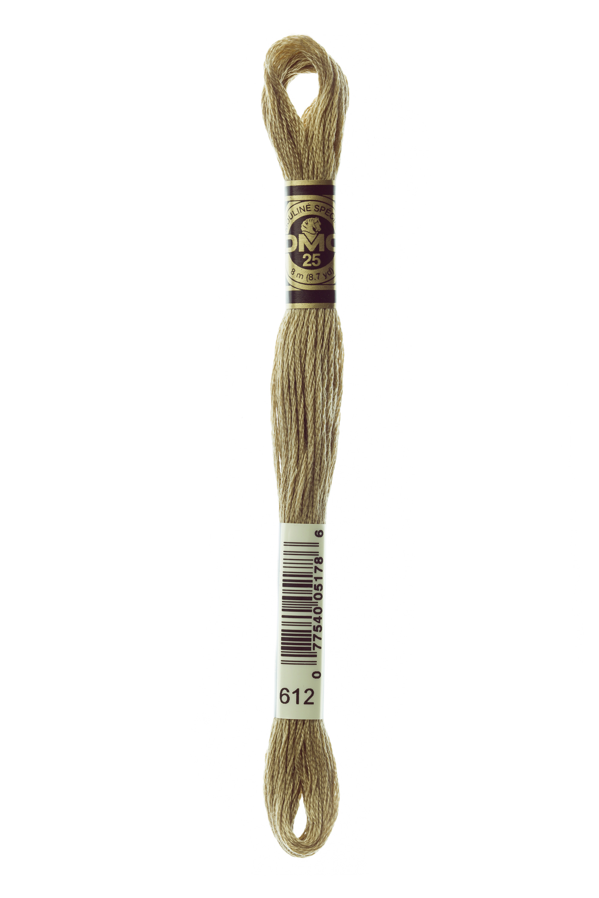 DMC 612 Six Strand Floss - Light Drab Brown