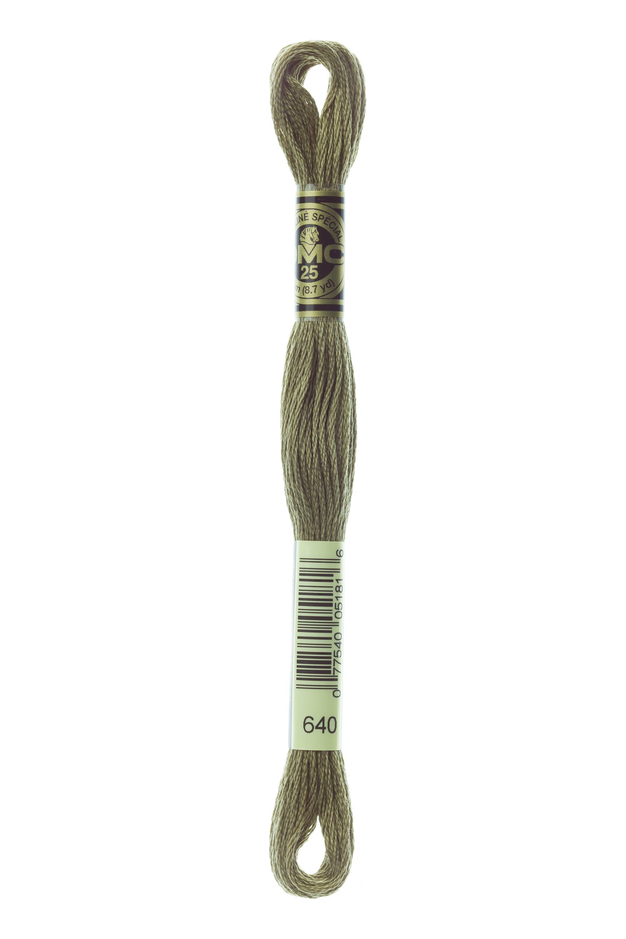 DMC 640 Six Strand Floss - Very Dark Beige Gray