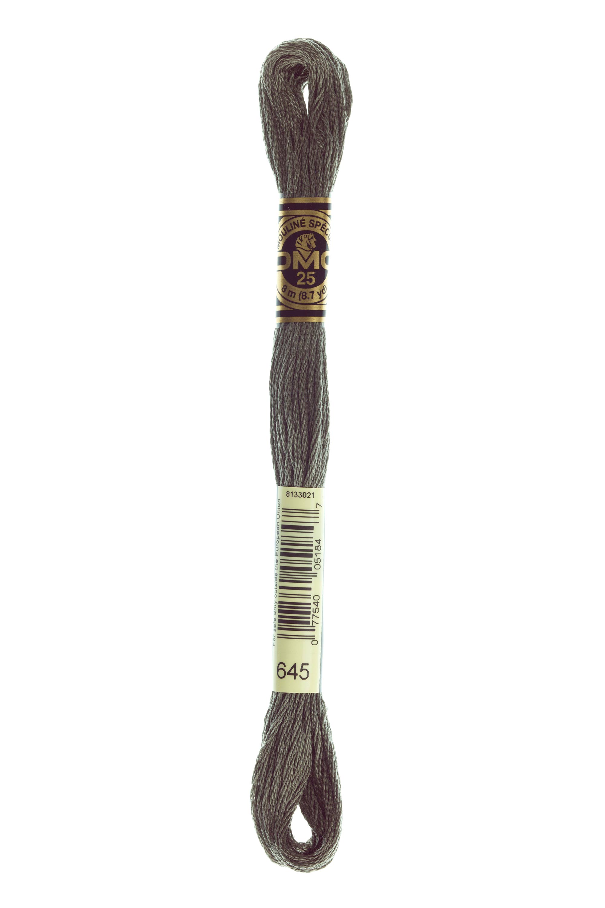 DMC 645 Six Strand Floss -  Dark Beaver Gray