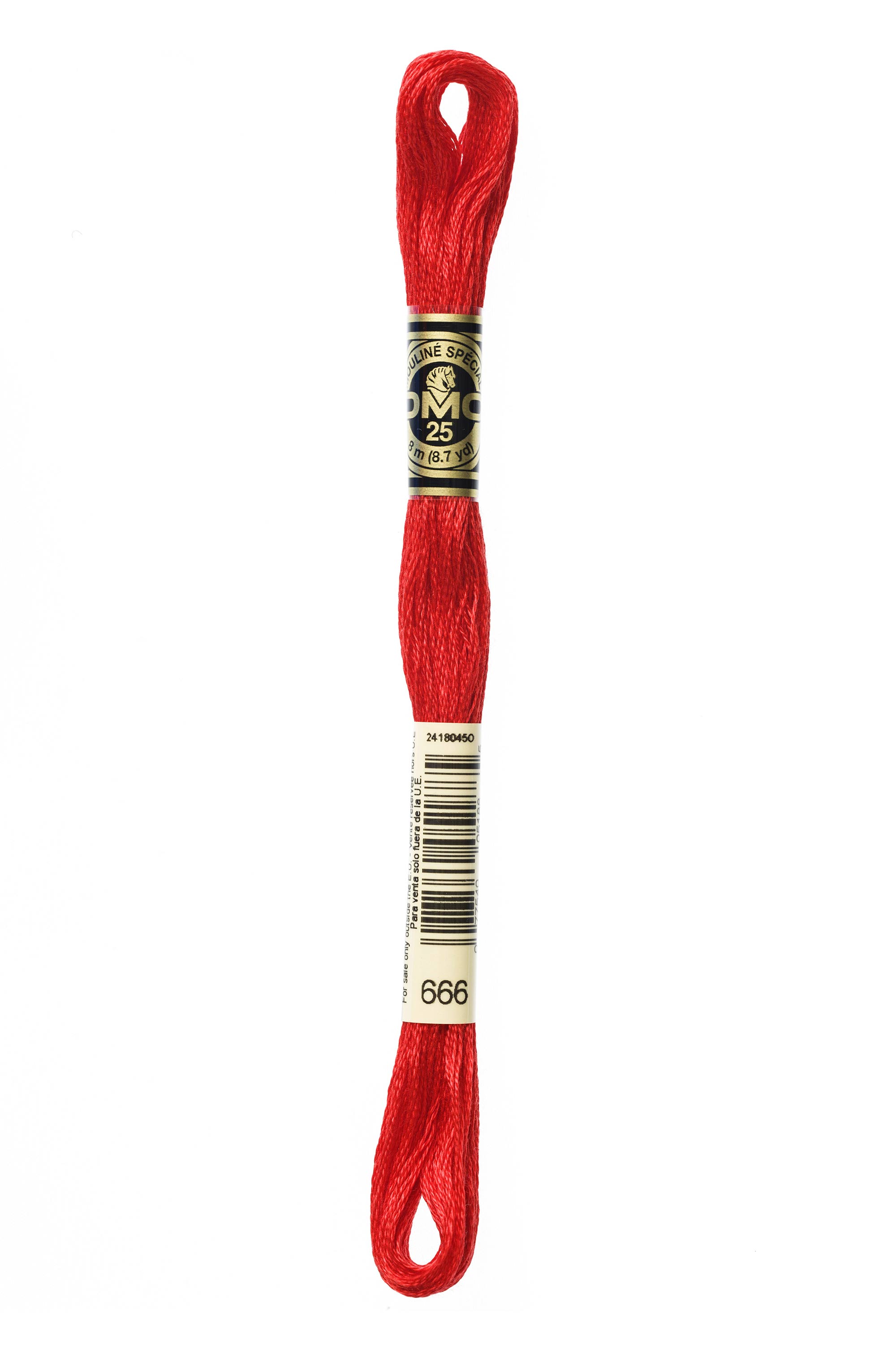 DMC 666 Six Strand Floss - Bright Red