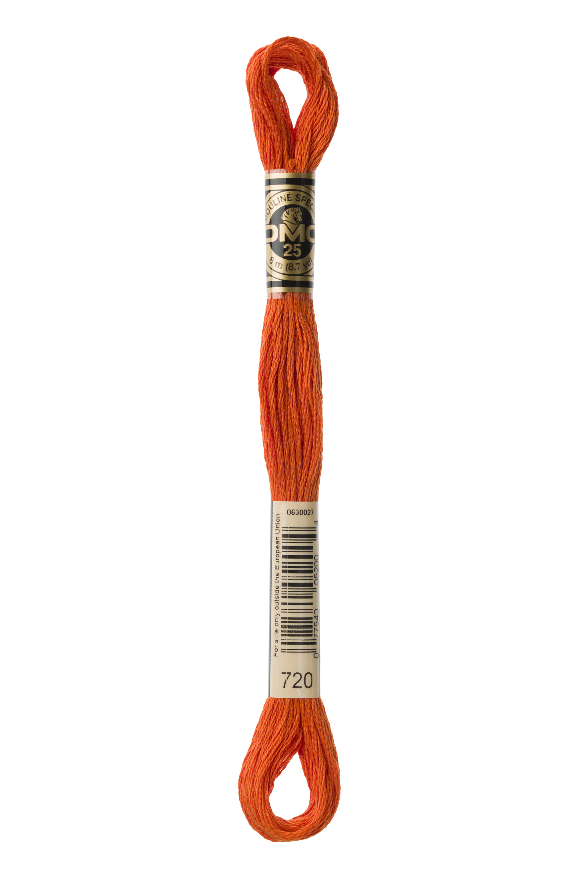 DMC 720 Six Strand Floss - Dark Orange Spice