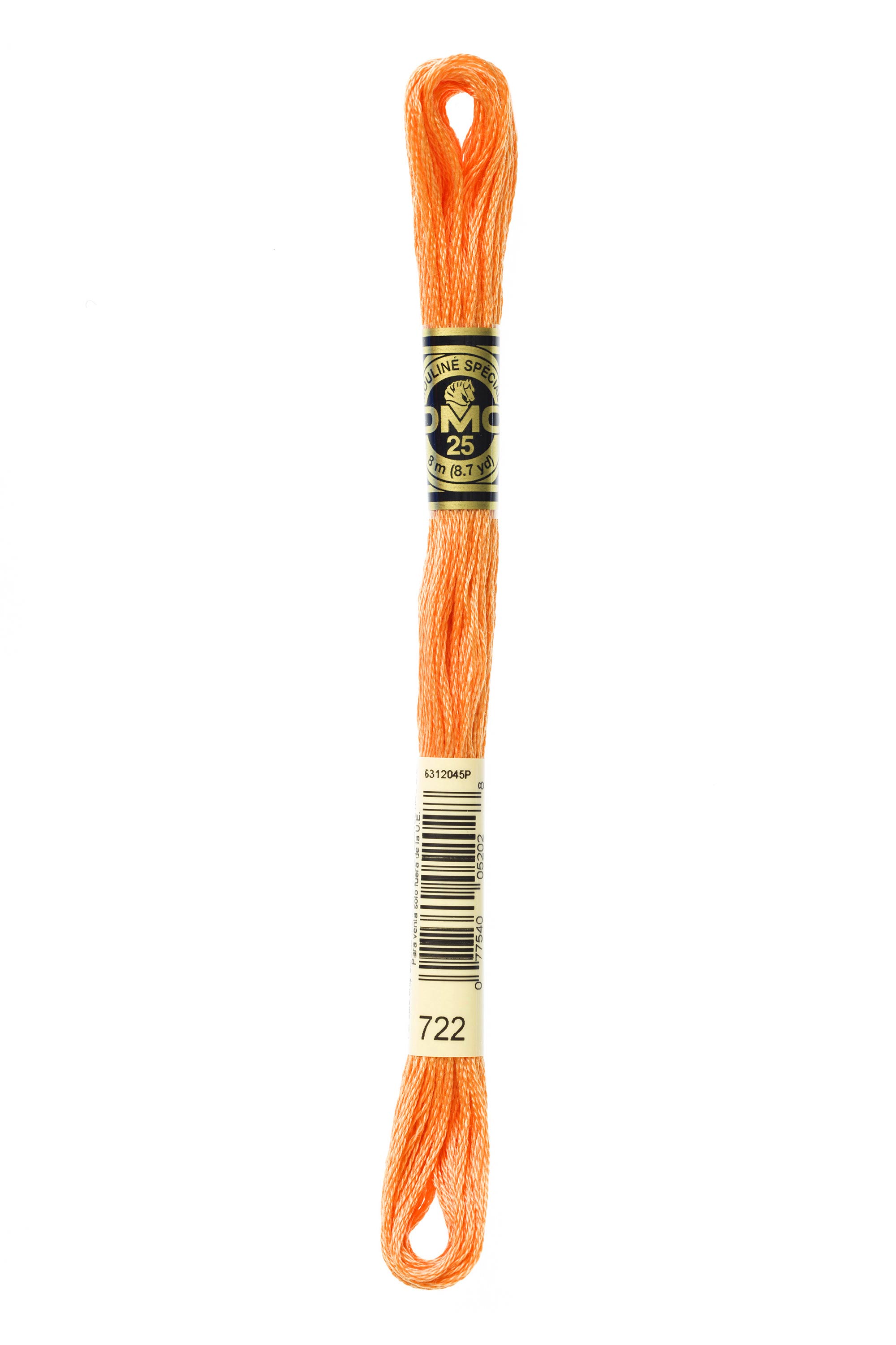 DMC 722 Six Strand Floss - Light Orange Spice