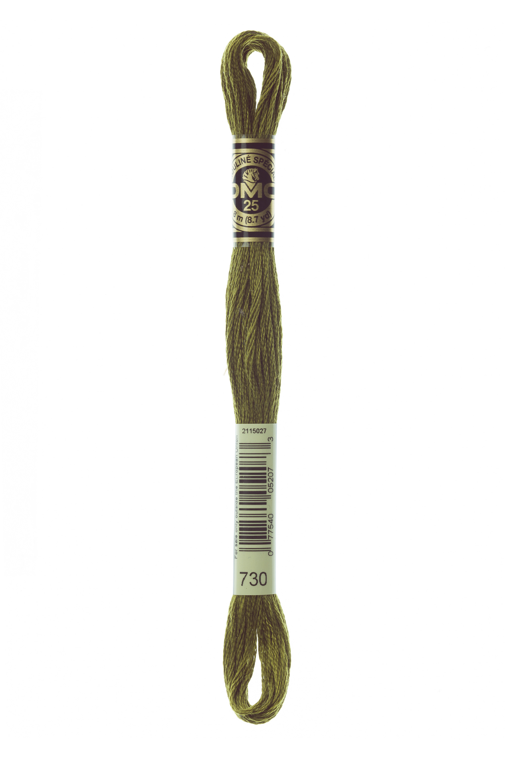 DMC 730 Six Strand Floss - Very Dark Olive Green
