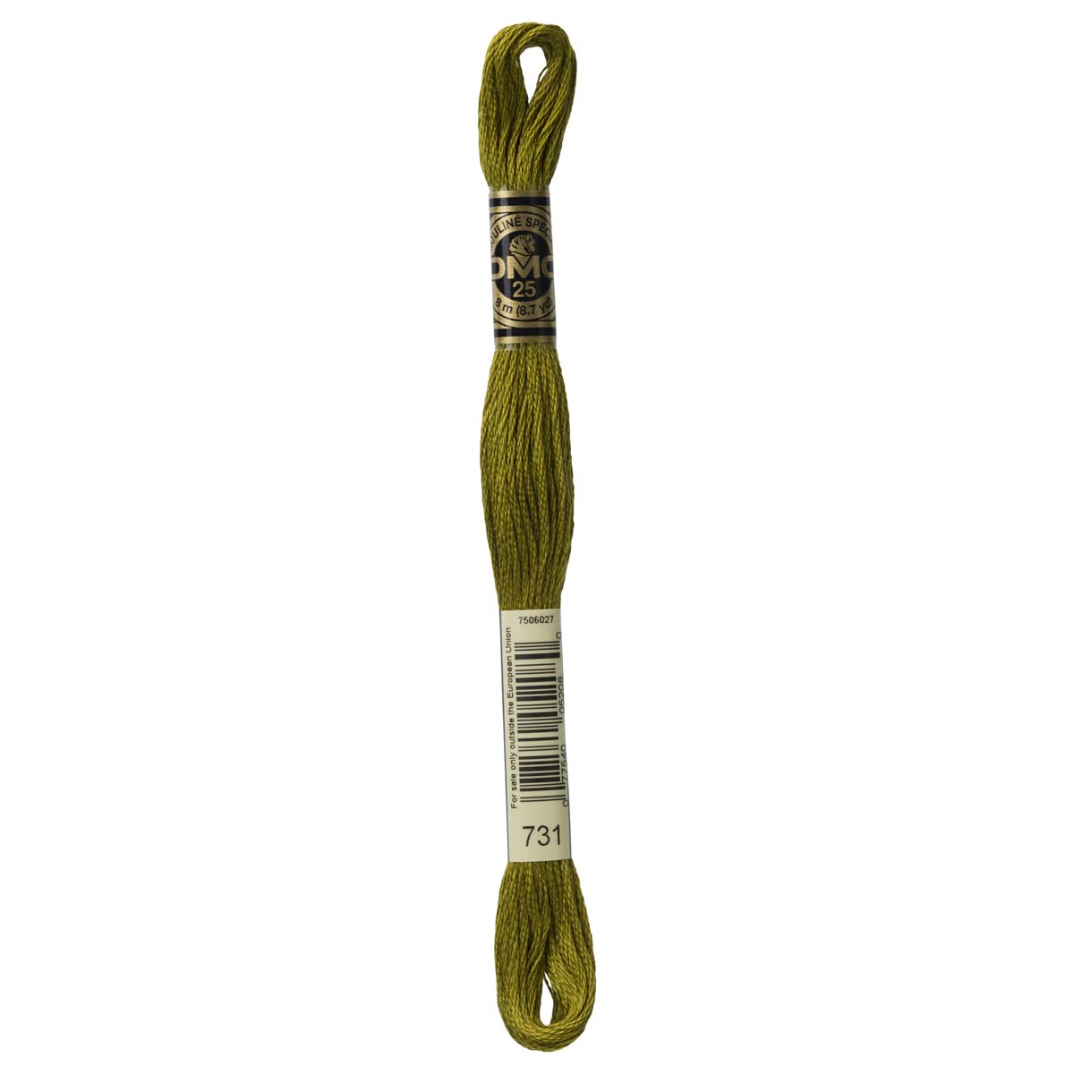 DMC 731 Six Strand Floss - Dark Olive Green