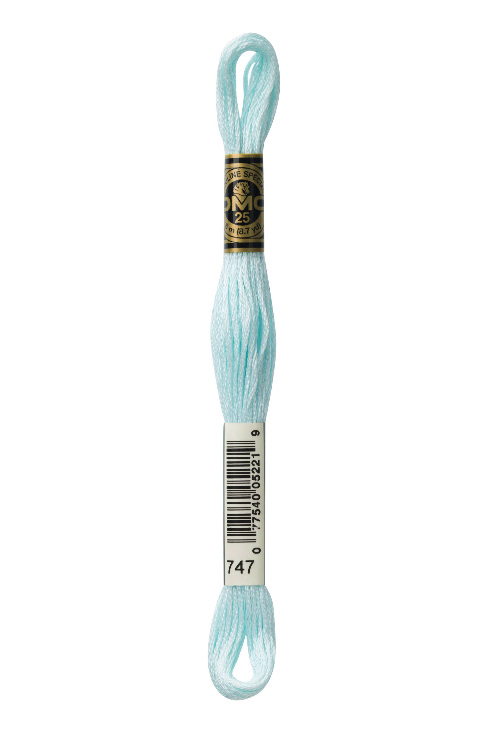 DMC 747 Six Strand Floss - Very Light Sky Blue