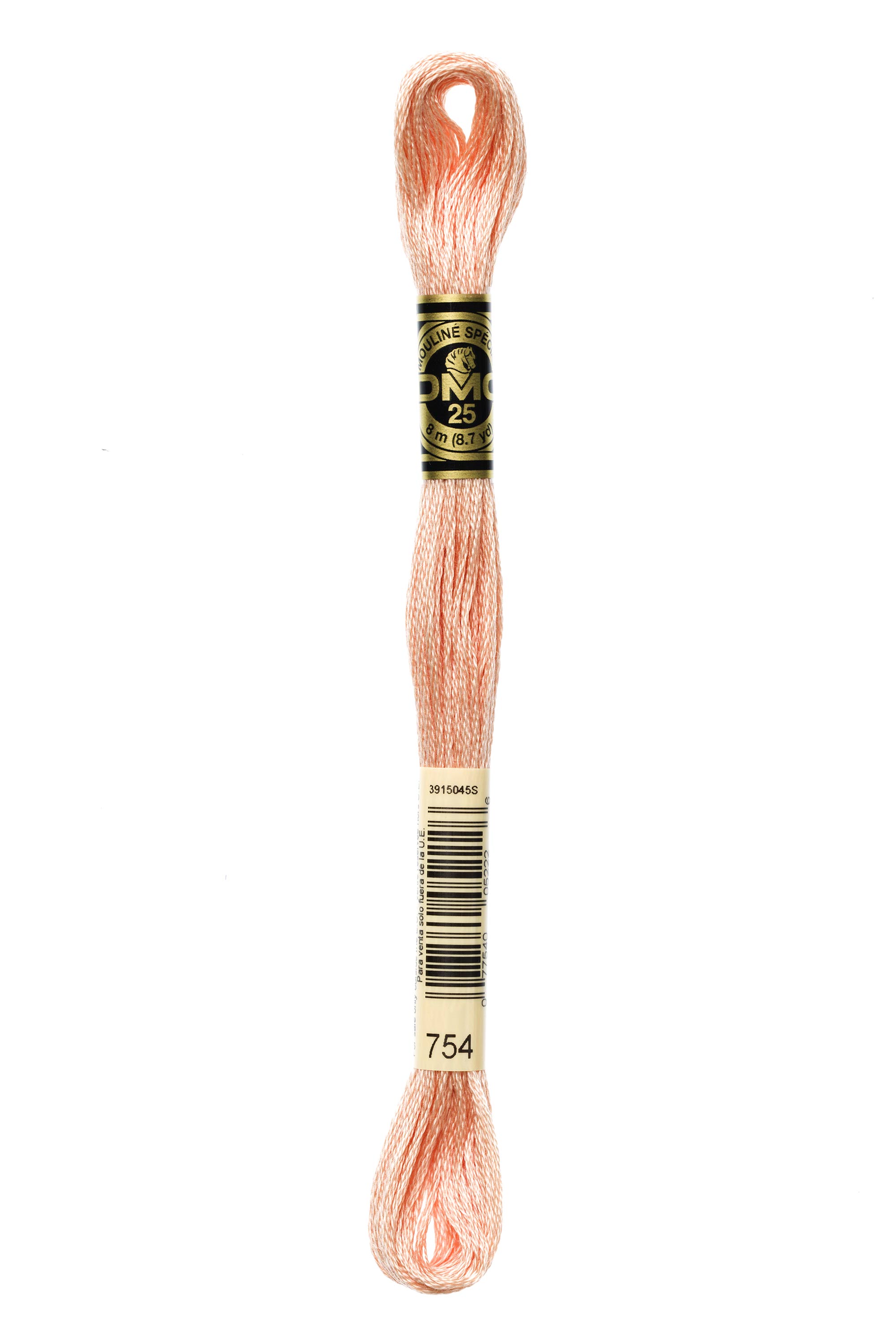 DMC 754 Six Strand Floss - Light Peach Pink