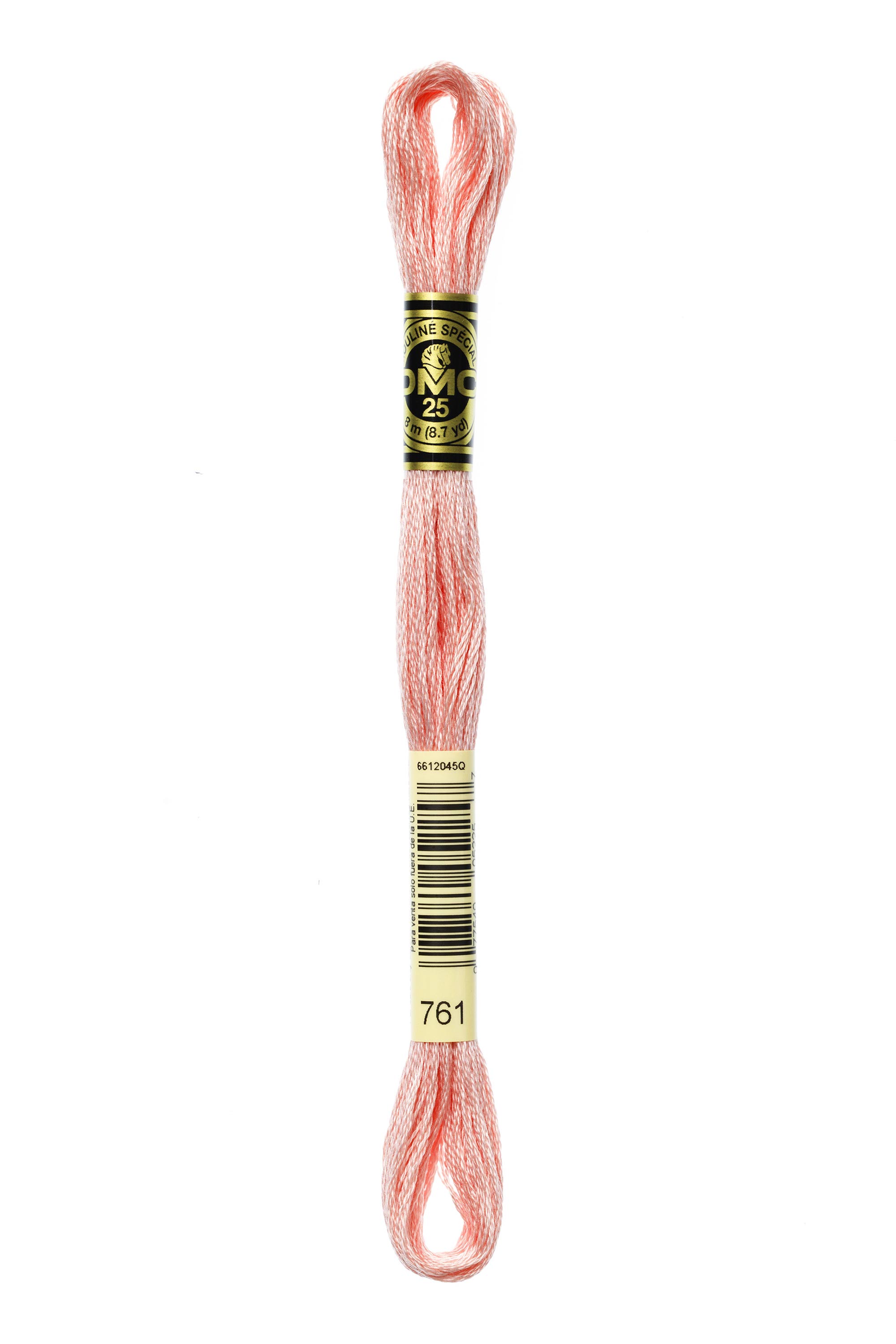 DMC 761 Six Strand Floss - Light Salmon Red