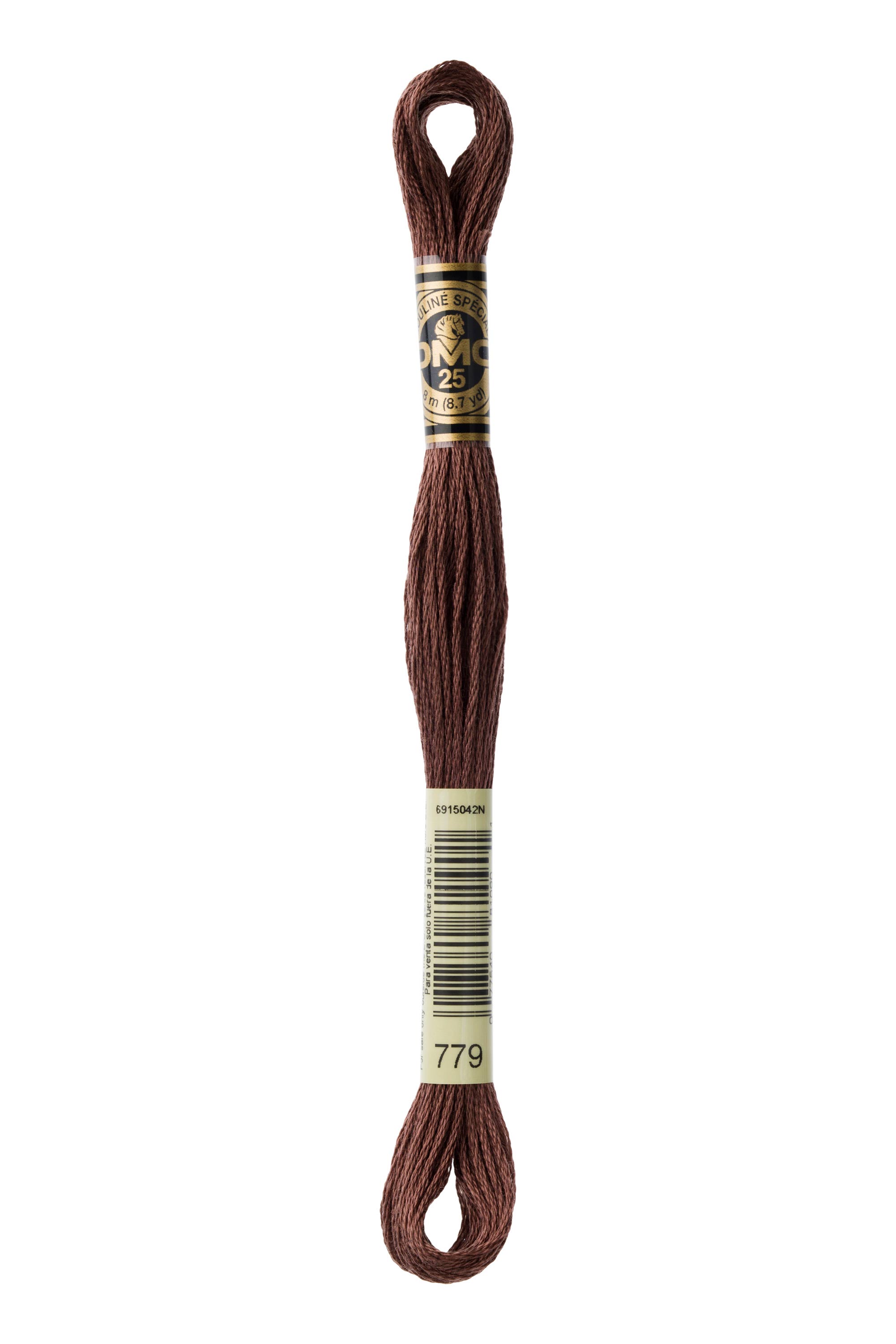 DMC 779 Six Strand Floss - Dark Cocoa Brown
