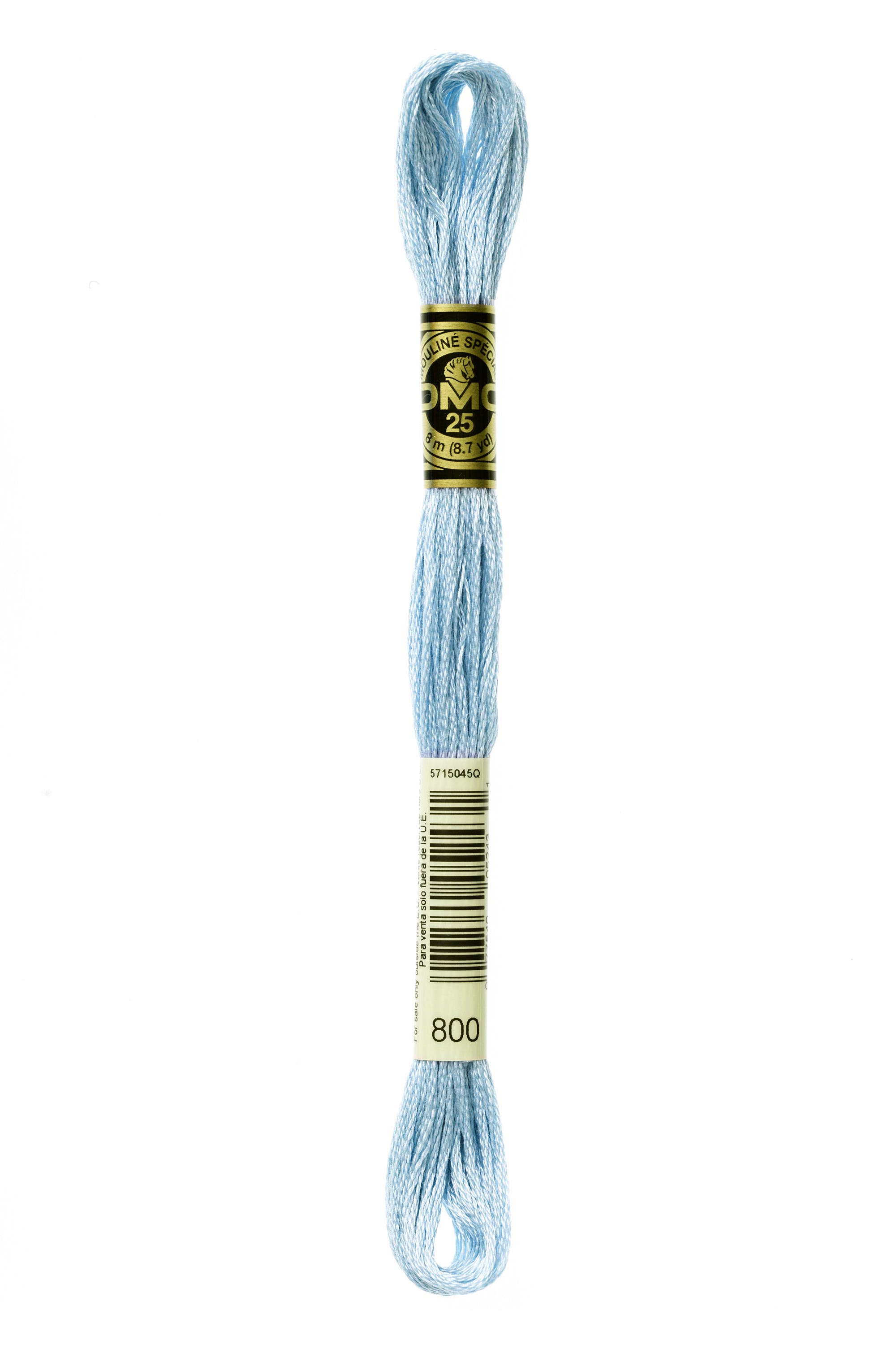 DMC 800 Six Strand Floss - Pale Delft Blue
