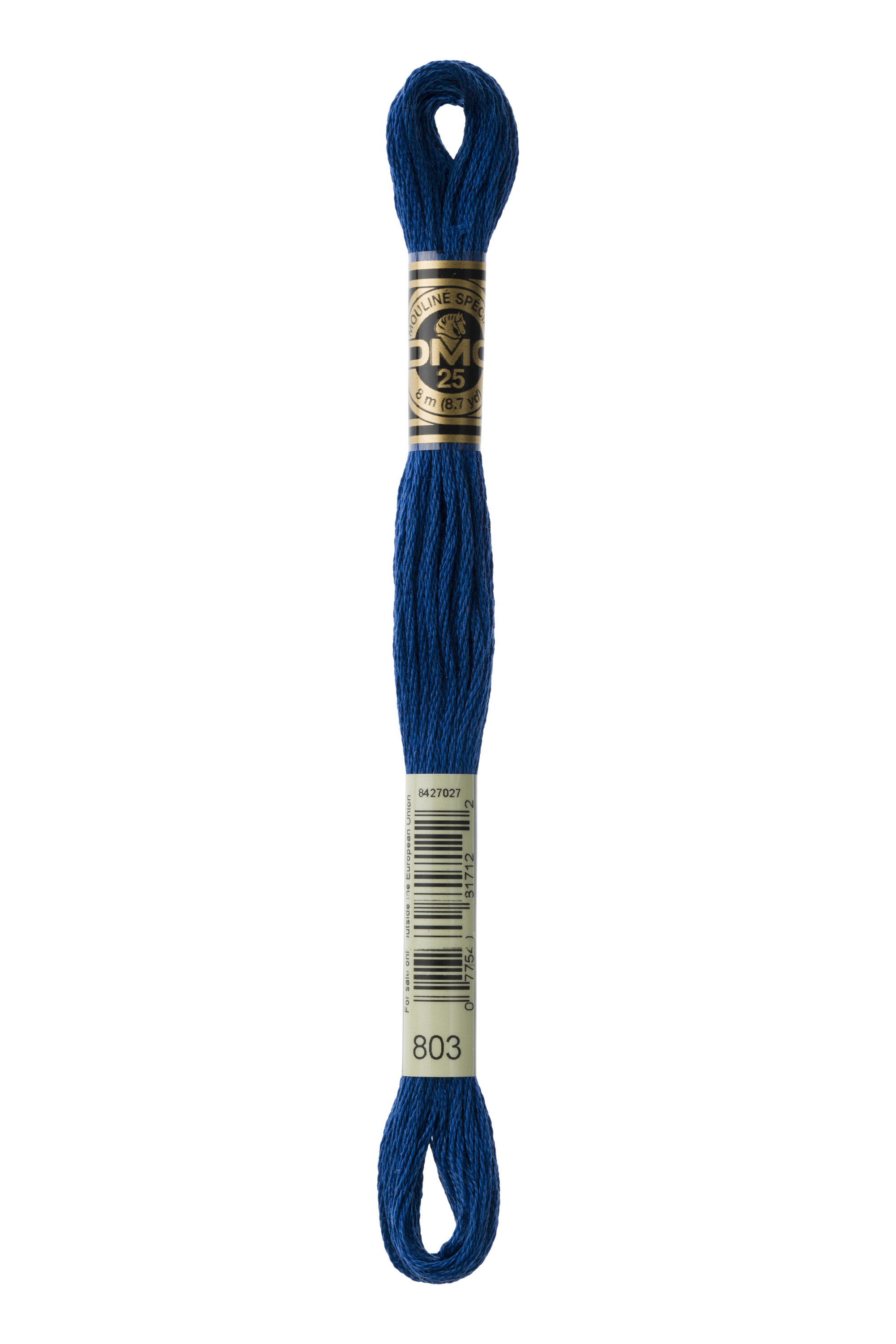 DMC 803 Six Strand Floss - Ultra Very Dark Baby Blue