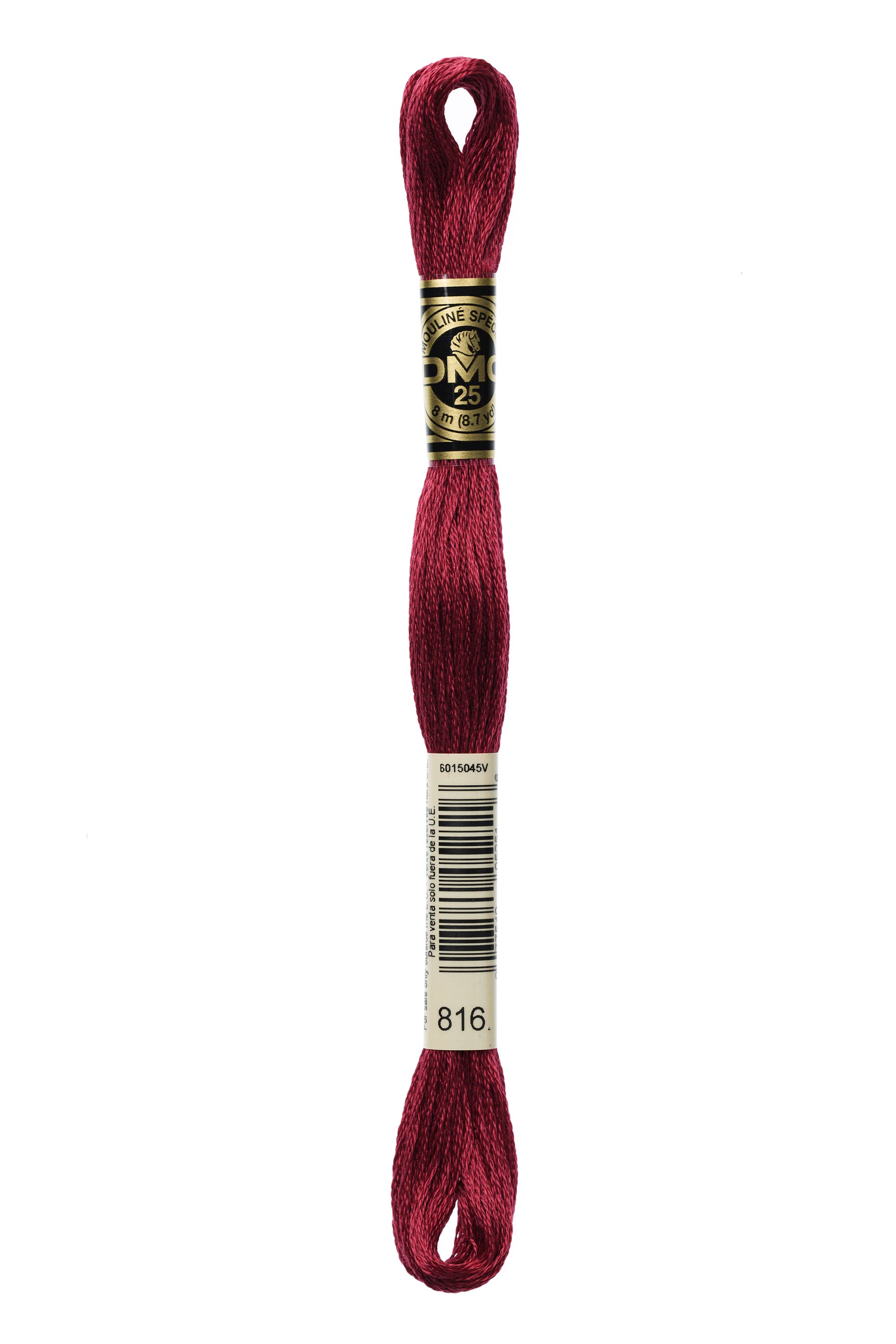 DMC 816 Six Strand Floss - Garnet Red