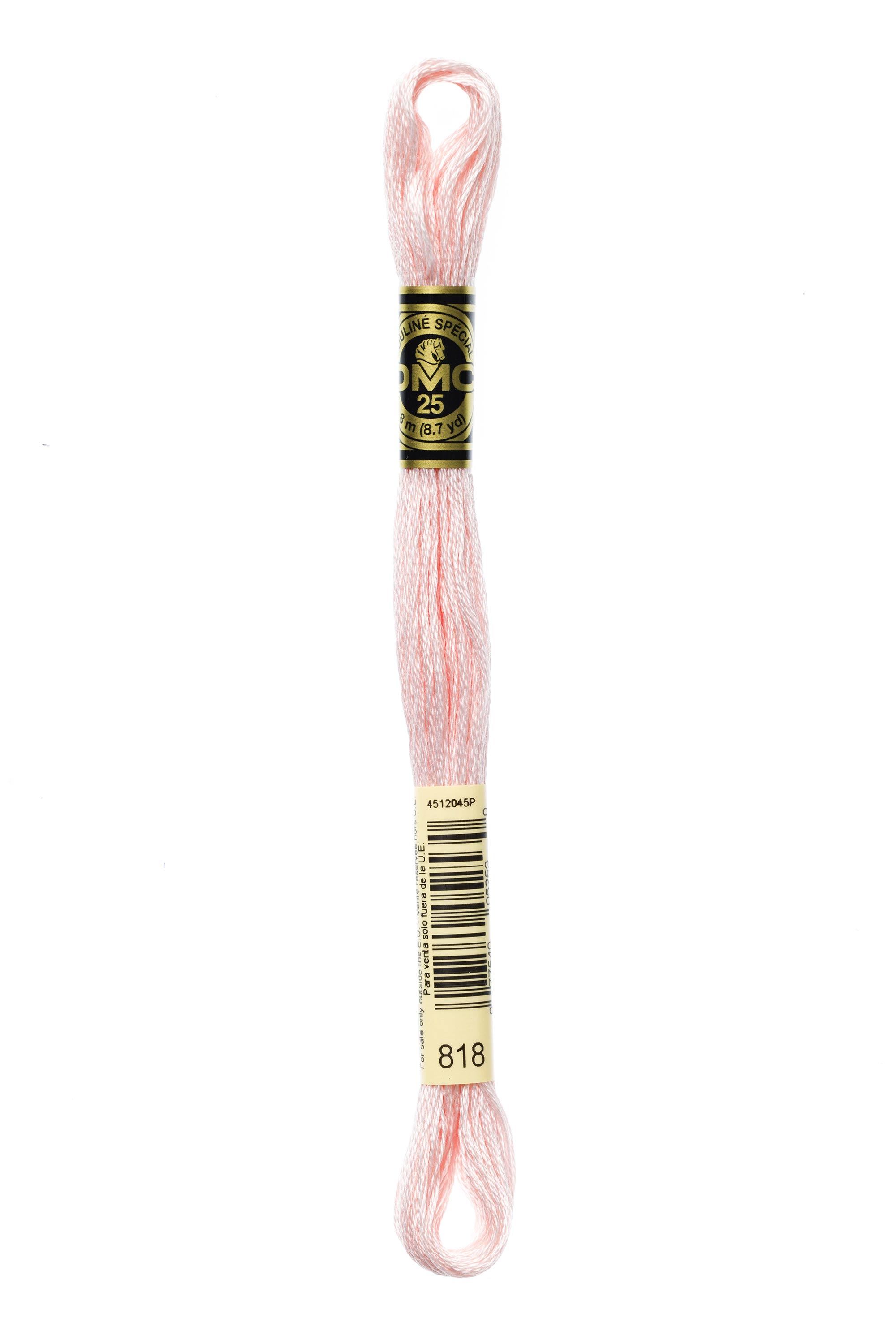 DMC 818 Six Strand Floss - Baby Pink