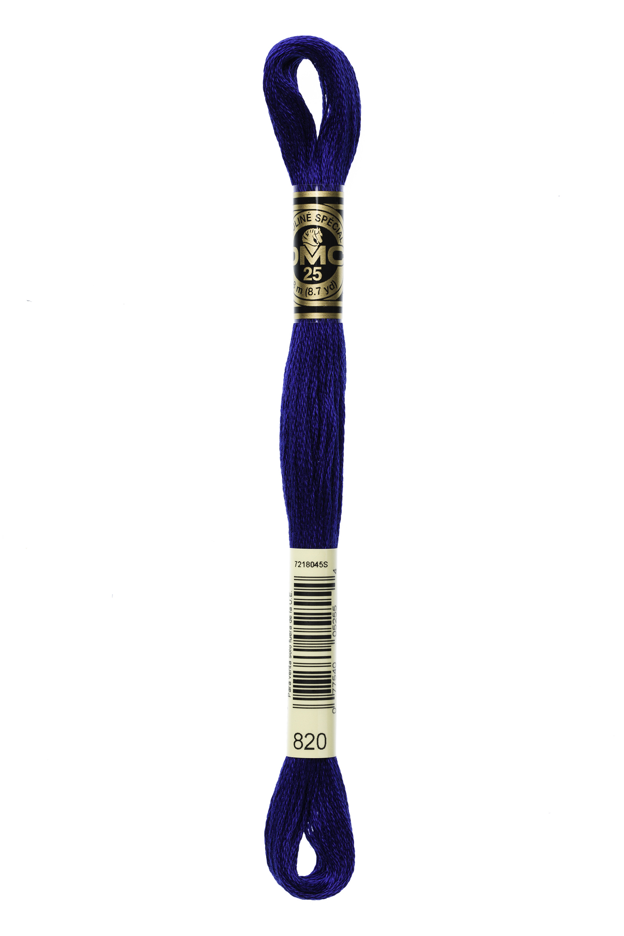 DMC 820 Six Strand Floss - Very Dark Royal Blue