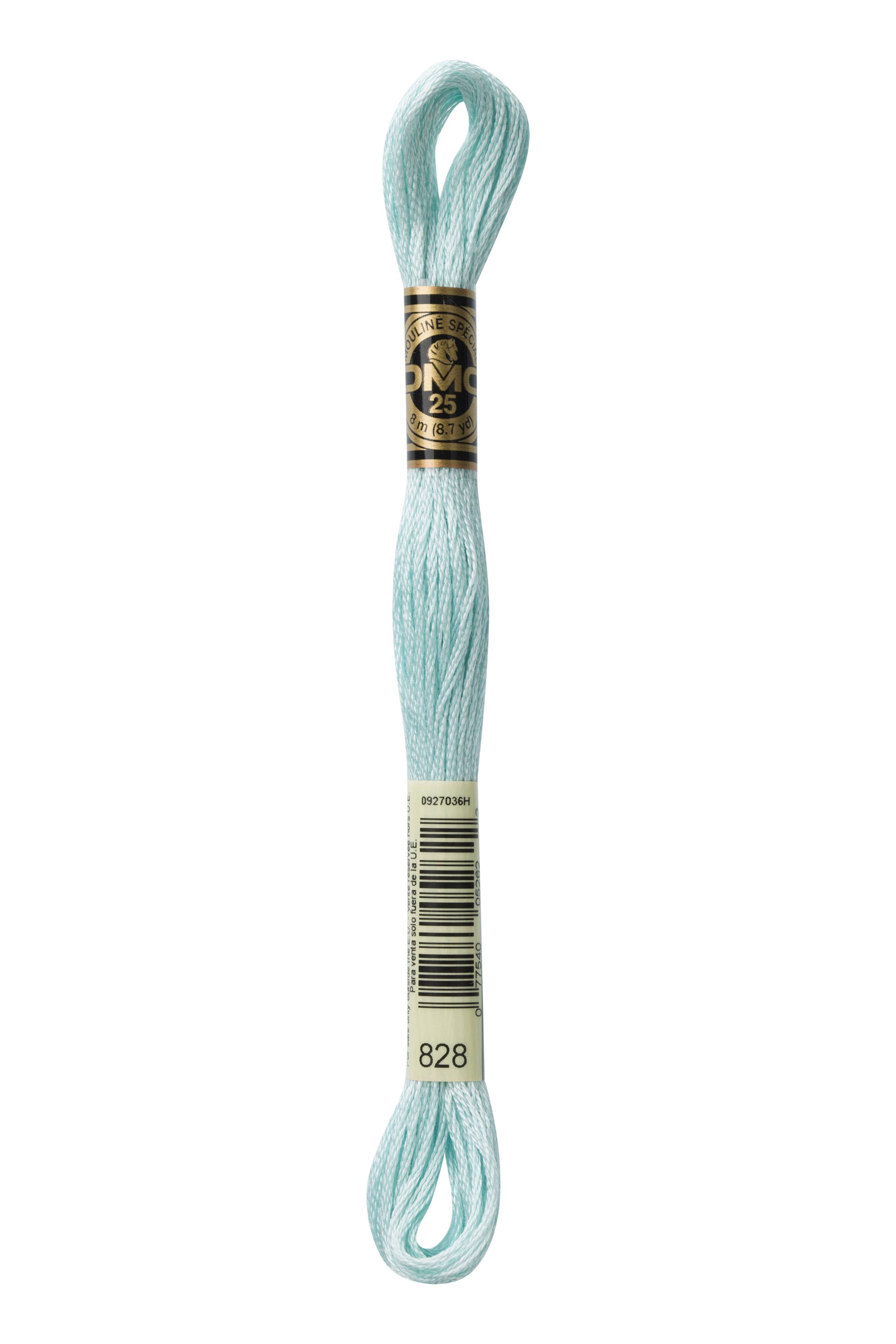 DMC 828 Six Strand Floss - Ultra Very Light Blue