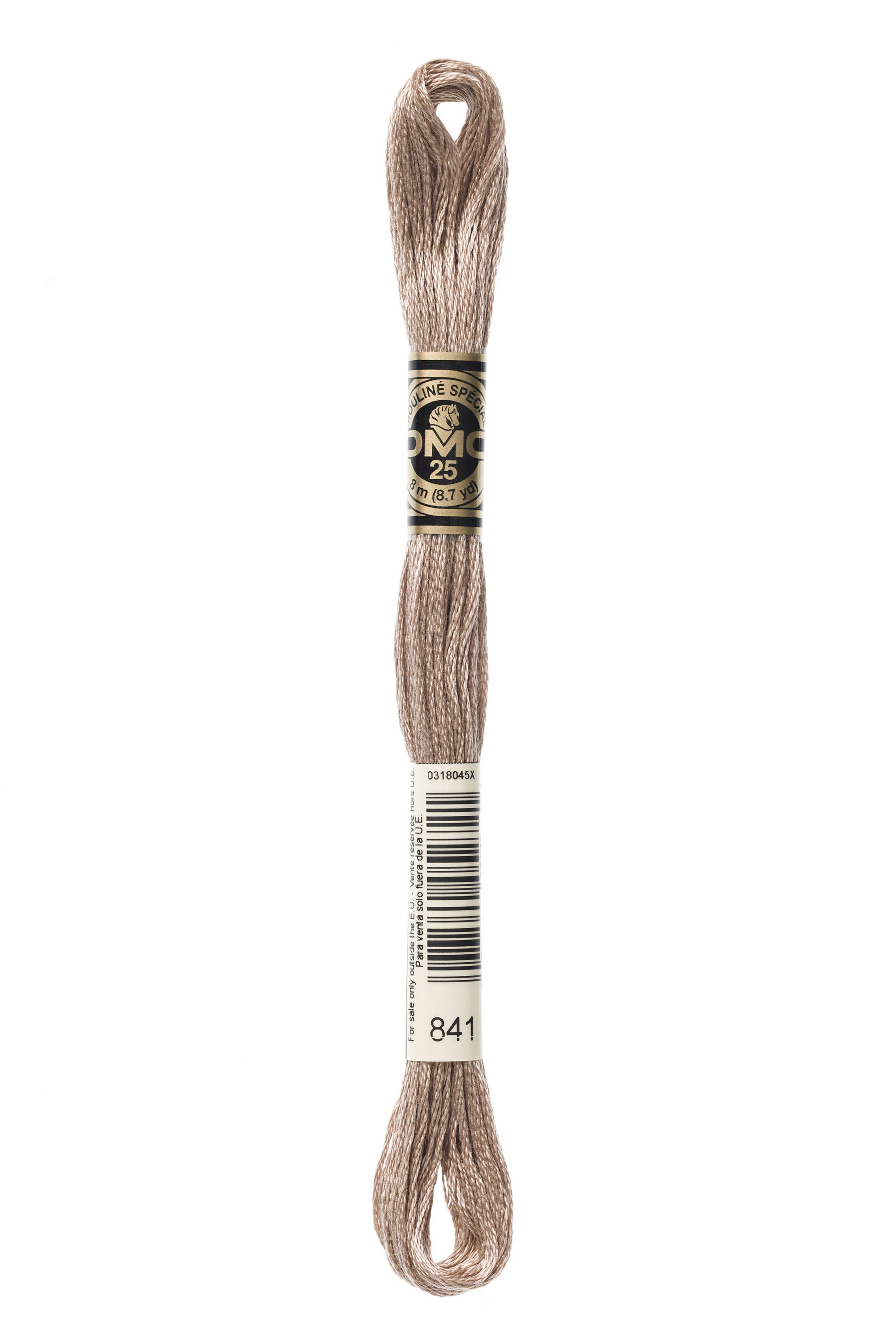 DMC 841 Six Strand Floss - Light Beige Brown