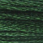DMC 895 Six Strand Floss - Very Dark Hunter Green