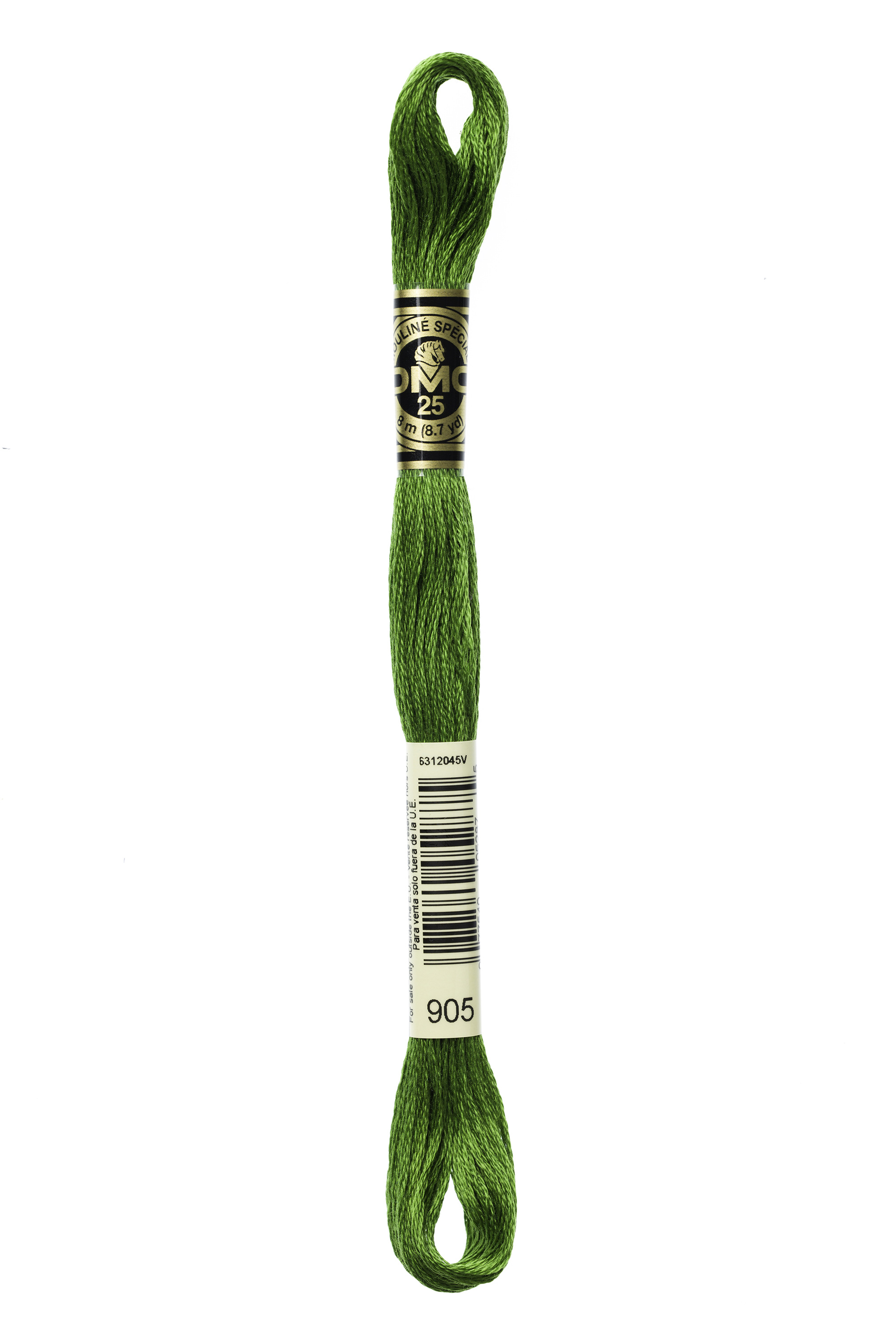 DMC 905 Six Strand Floss - Dark Parrot Green