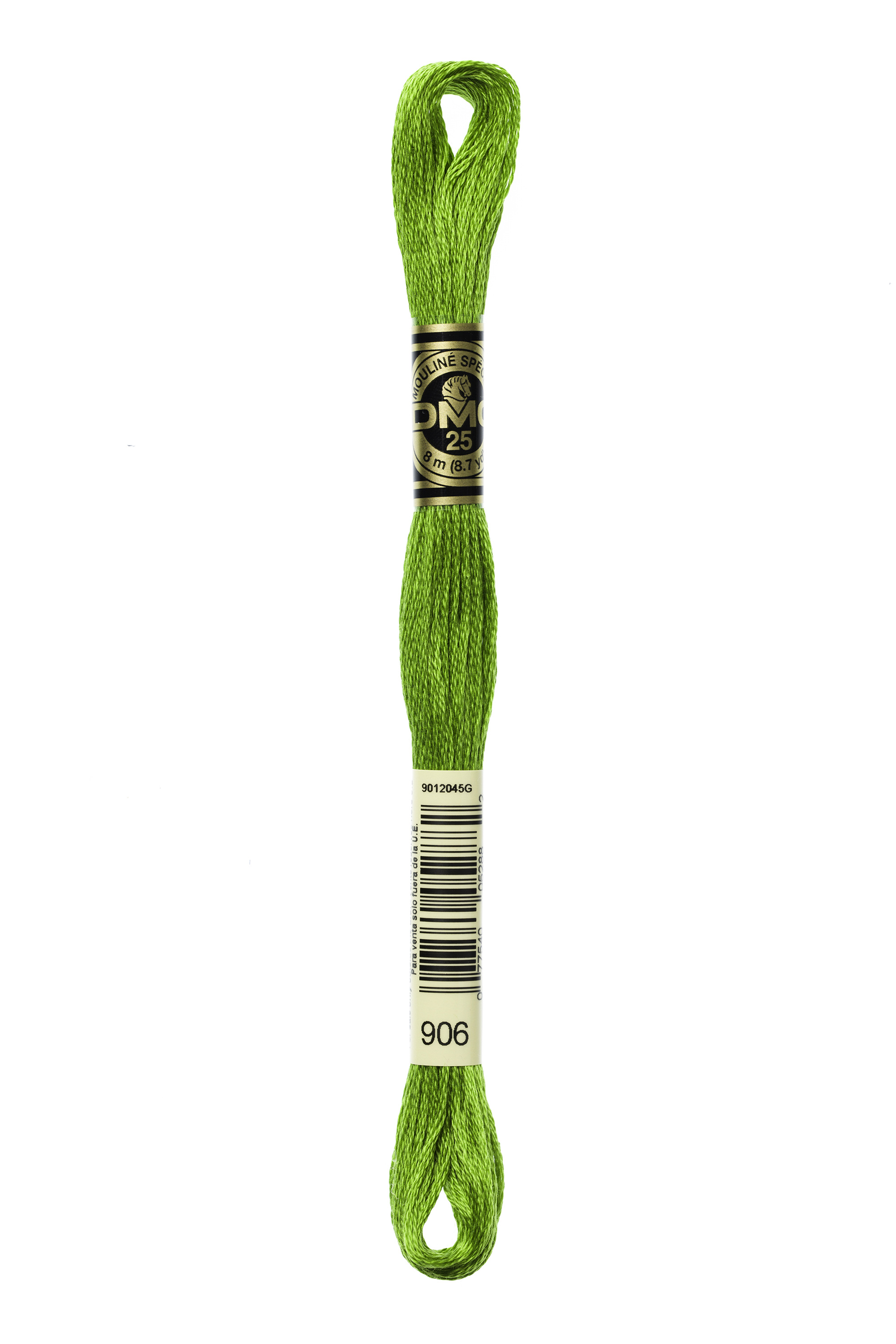 DMC 906 Six Strand Floss - Medium Parrot Green