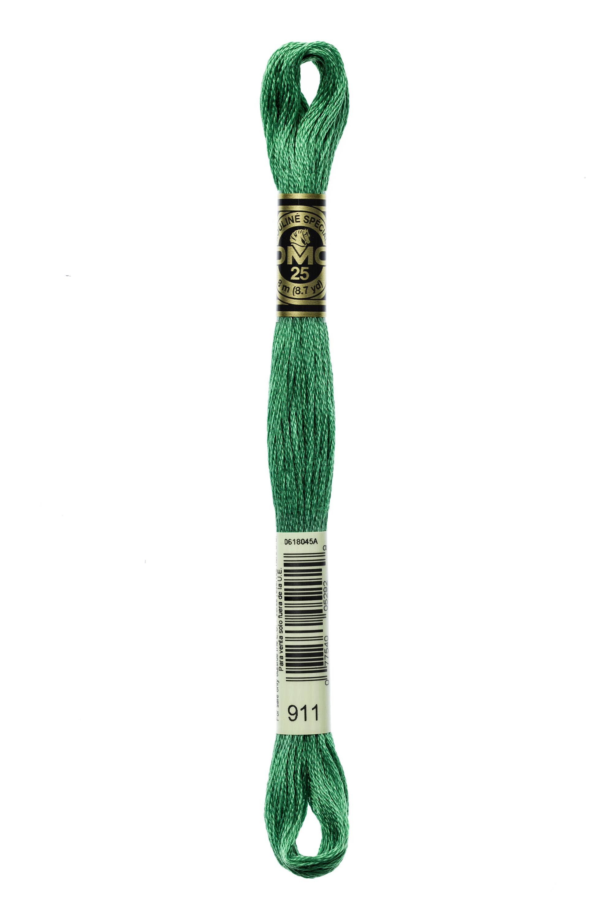 DMC 911 Six Strand Floss - Medium Emerald Green