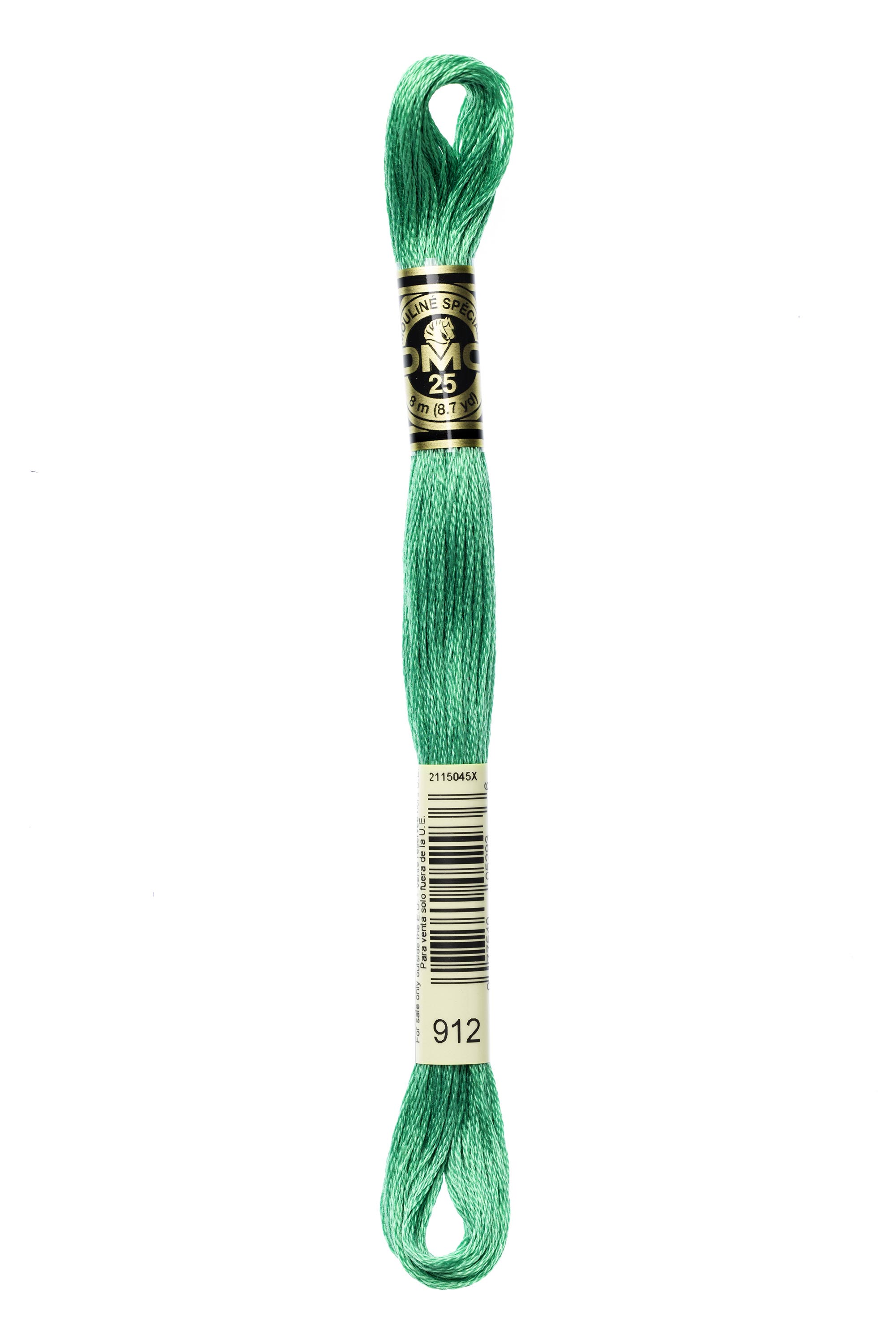 DMC 912 Six Strand Floss - Light Emerald Green