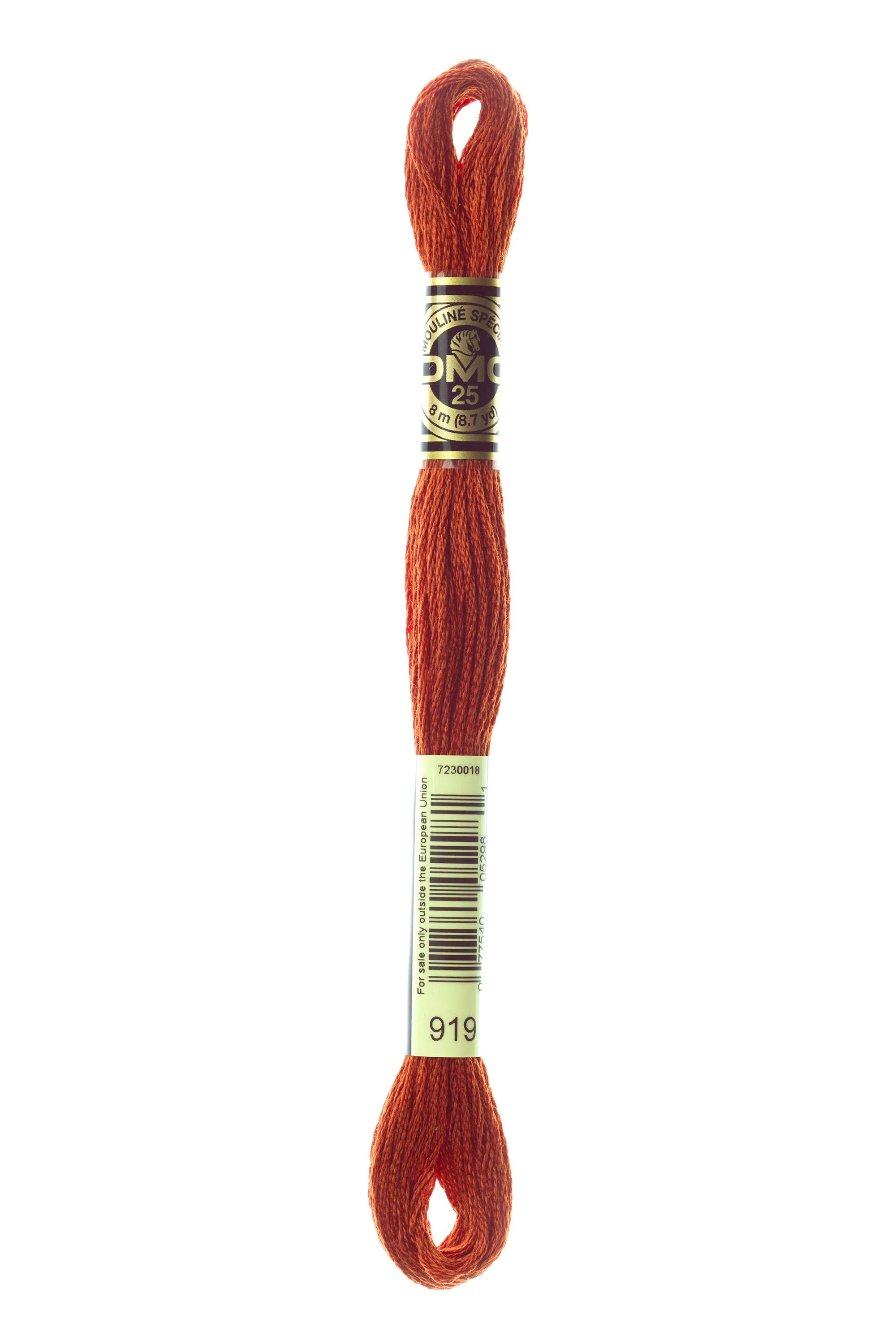 DMC 919 Six Strand Floss - Red Copper