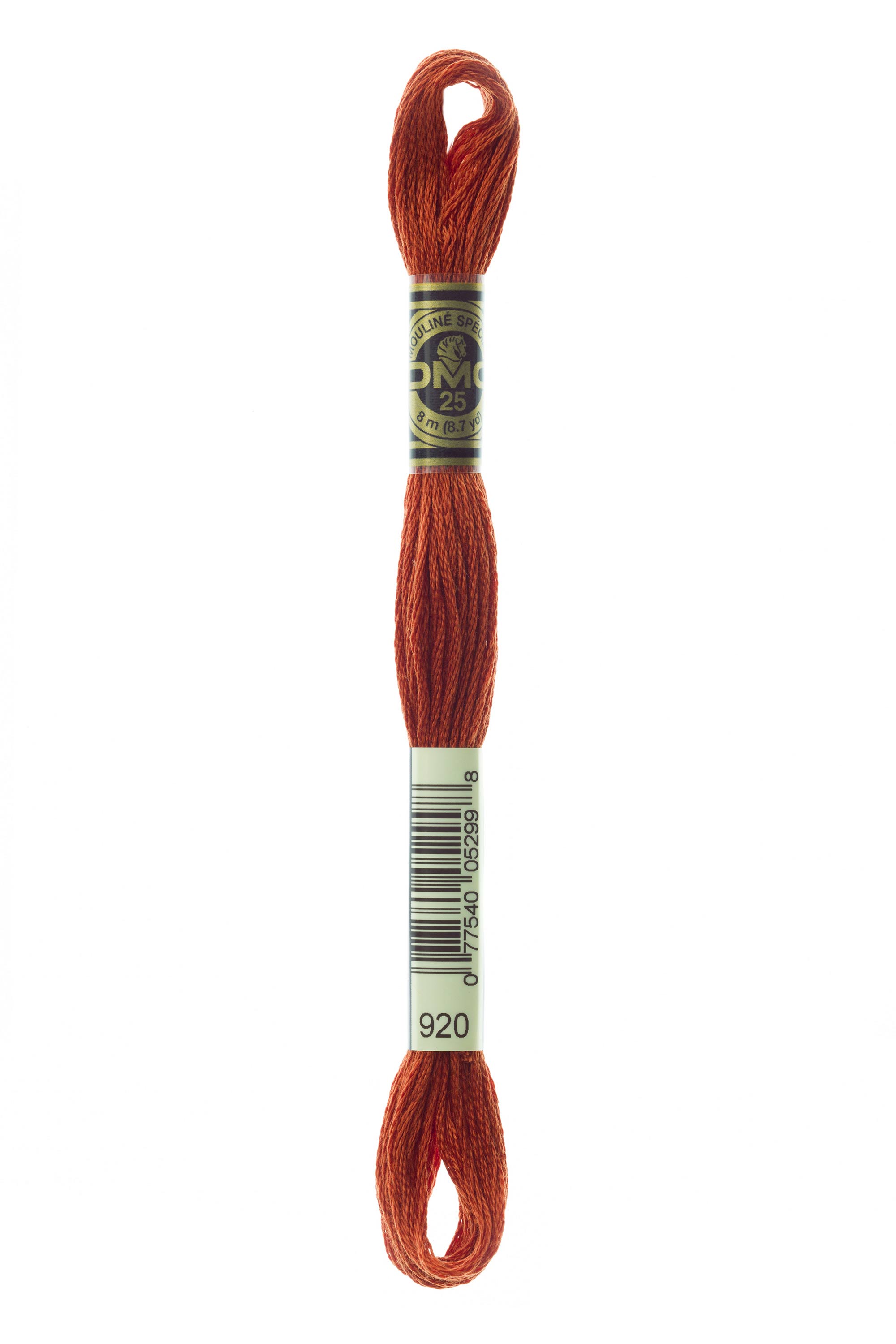 DMC 920 Six Strand Floss - Medium Copper Red 