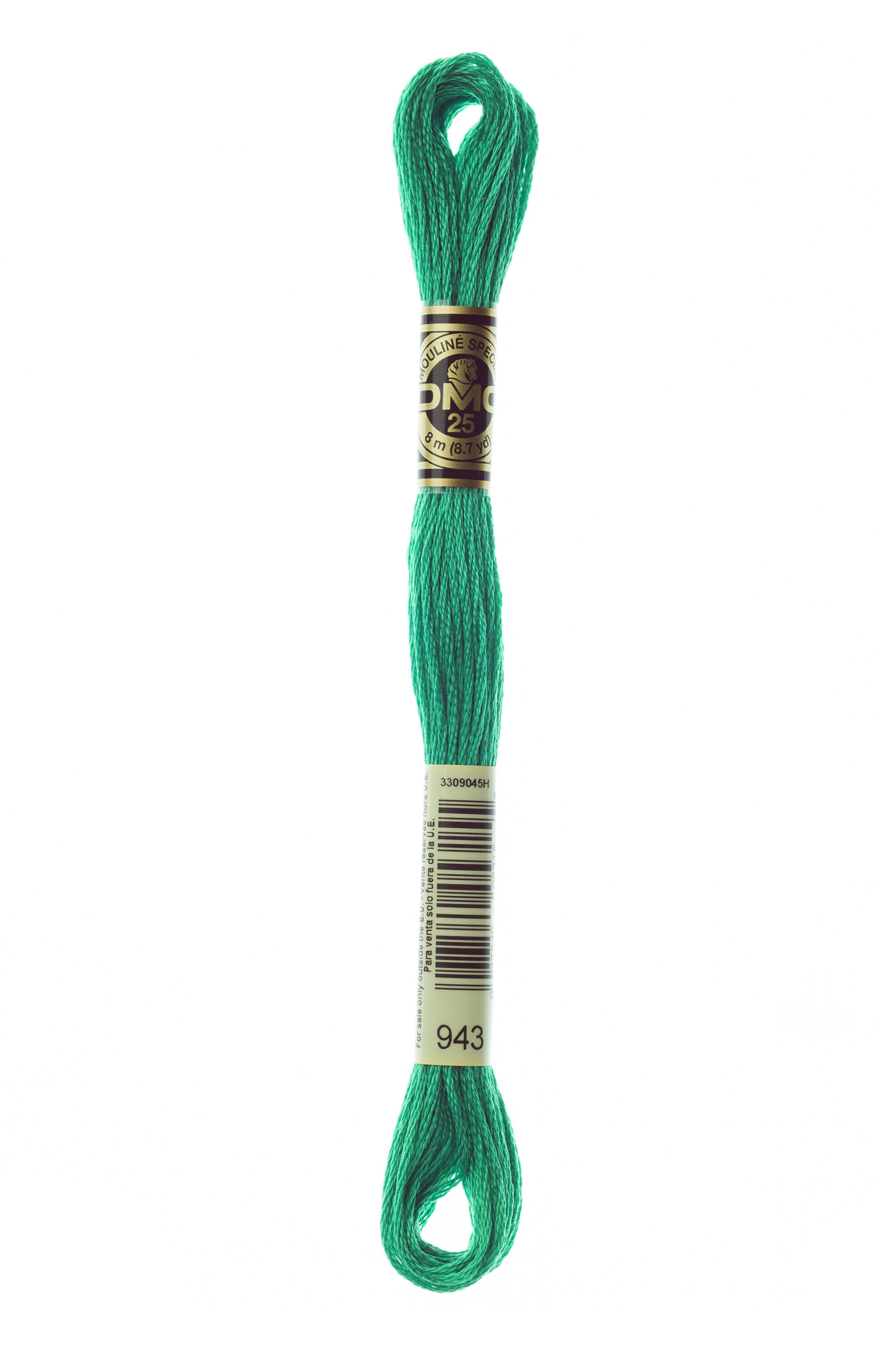 DMC 943 Six Strand Floss - Medium Aquamarine