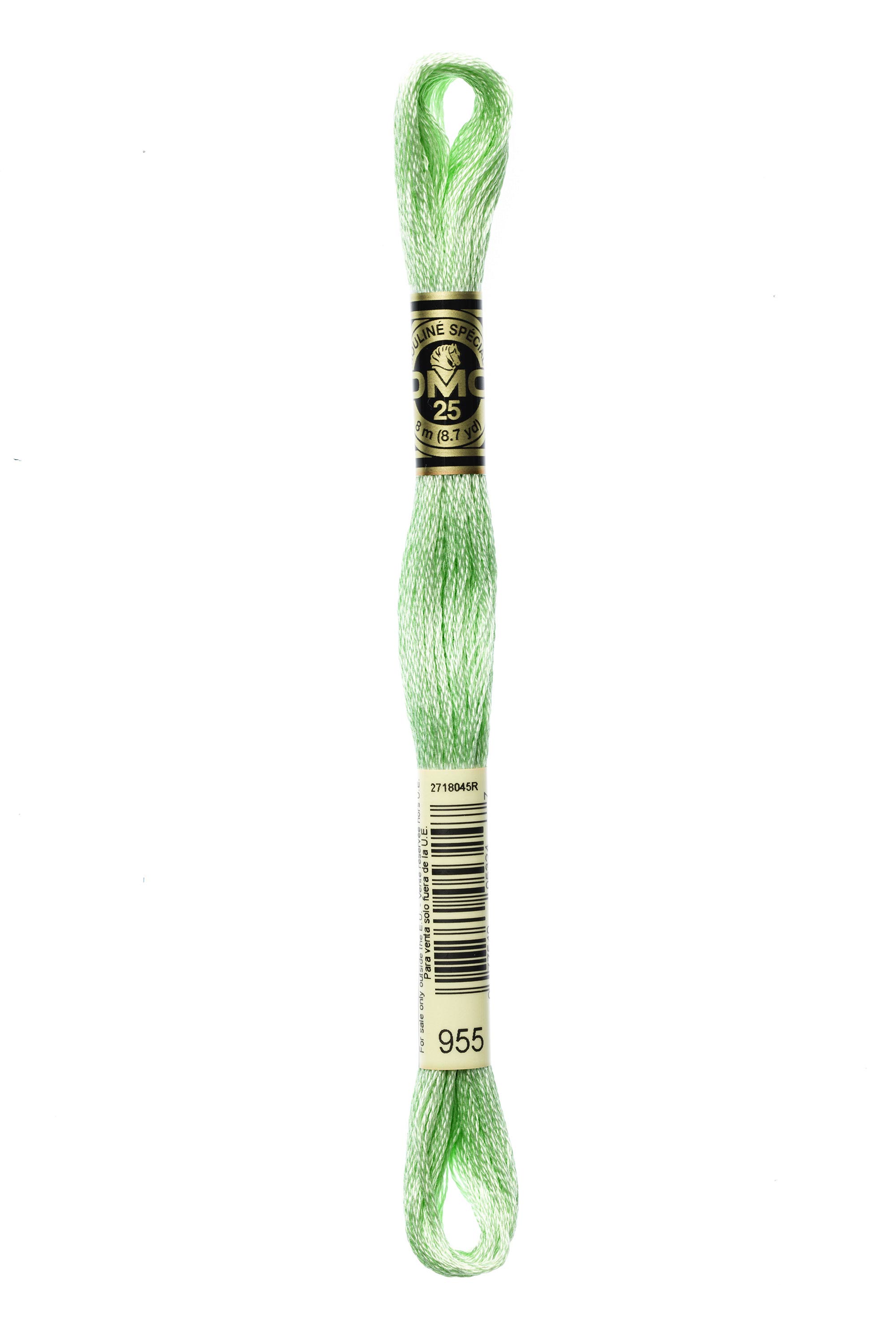 DMC 955 Six Strand Floss - Light Nile Green