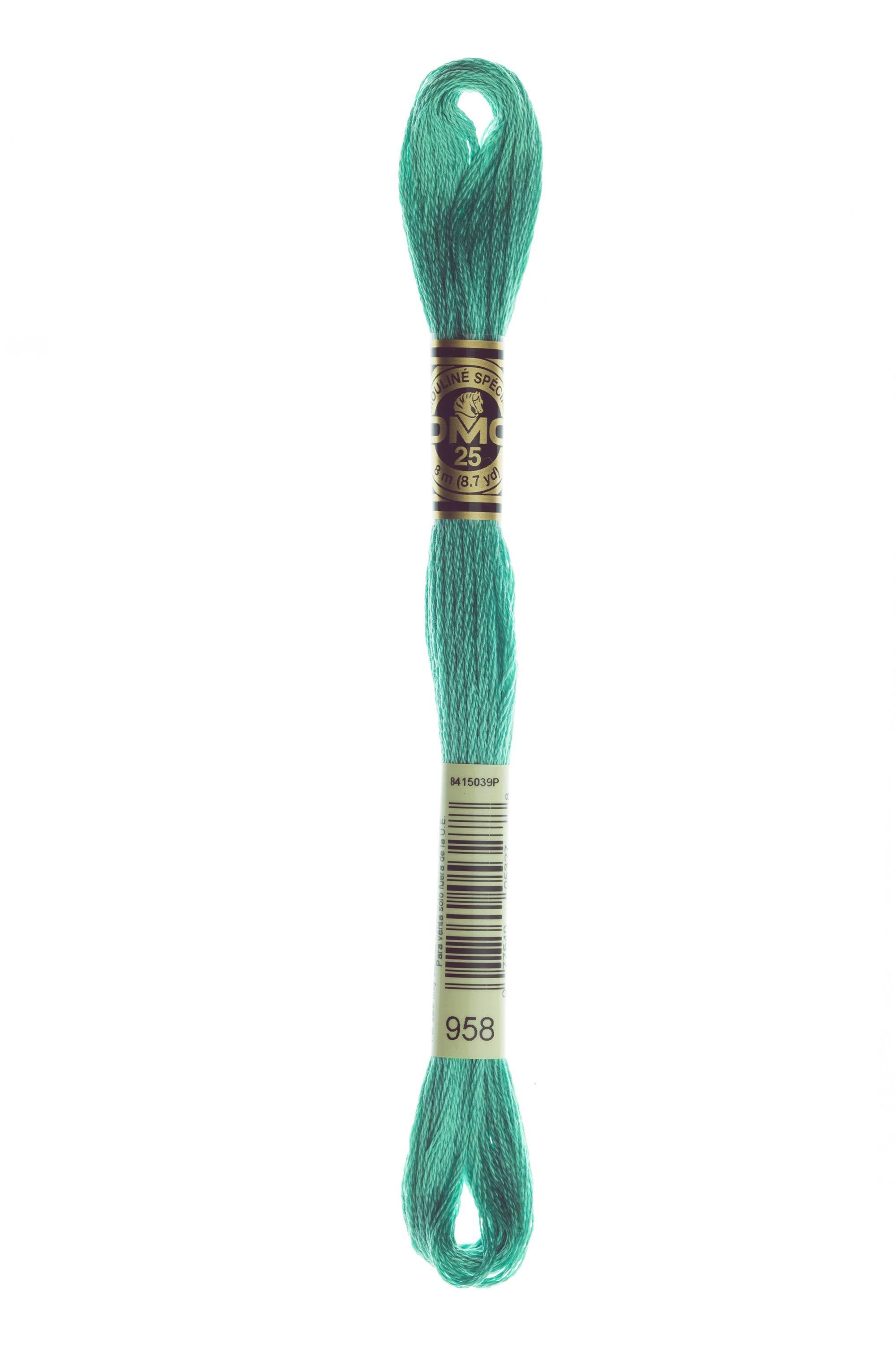 DMC 958 Six Strand Floss - Dark Seagreen