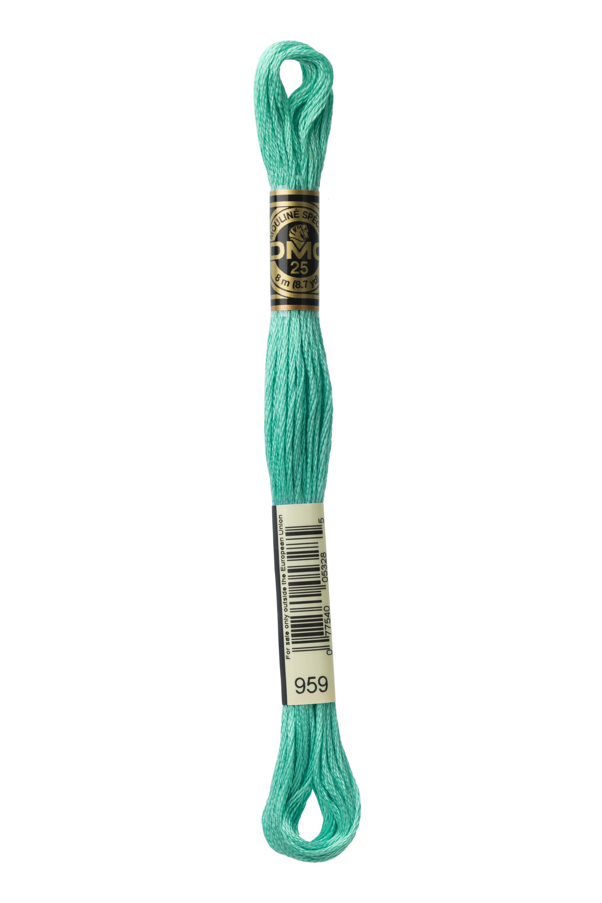 DMC 959 Six Strand Floss - Medium Seagreen