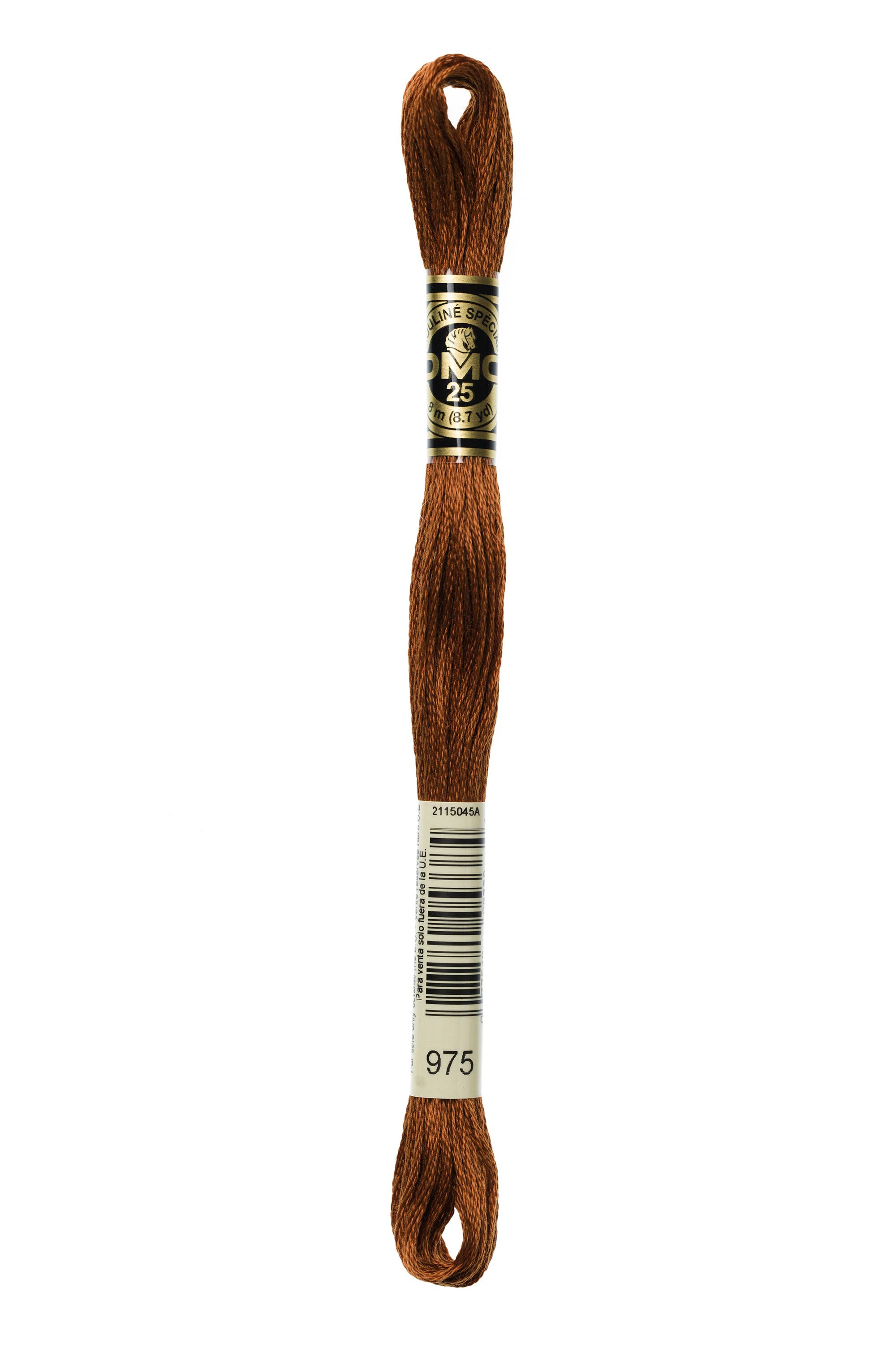 DMC 975 Six Strand Floss - Dark Golden Brown