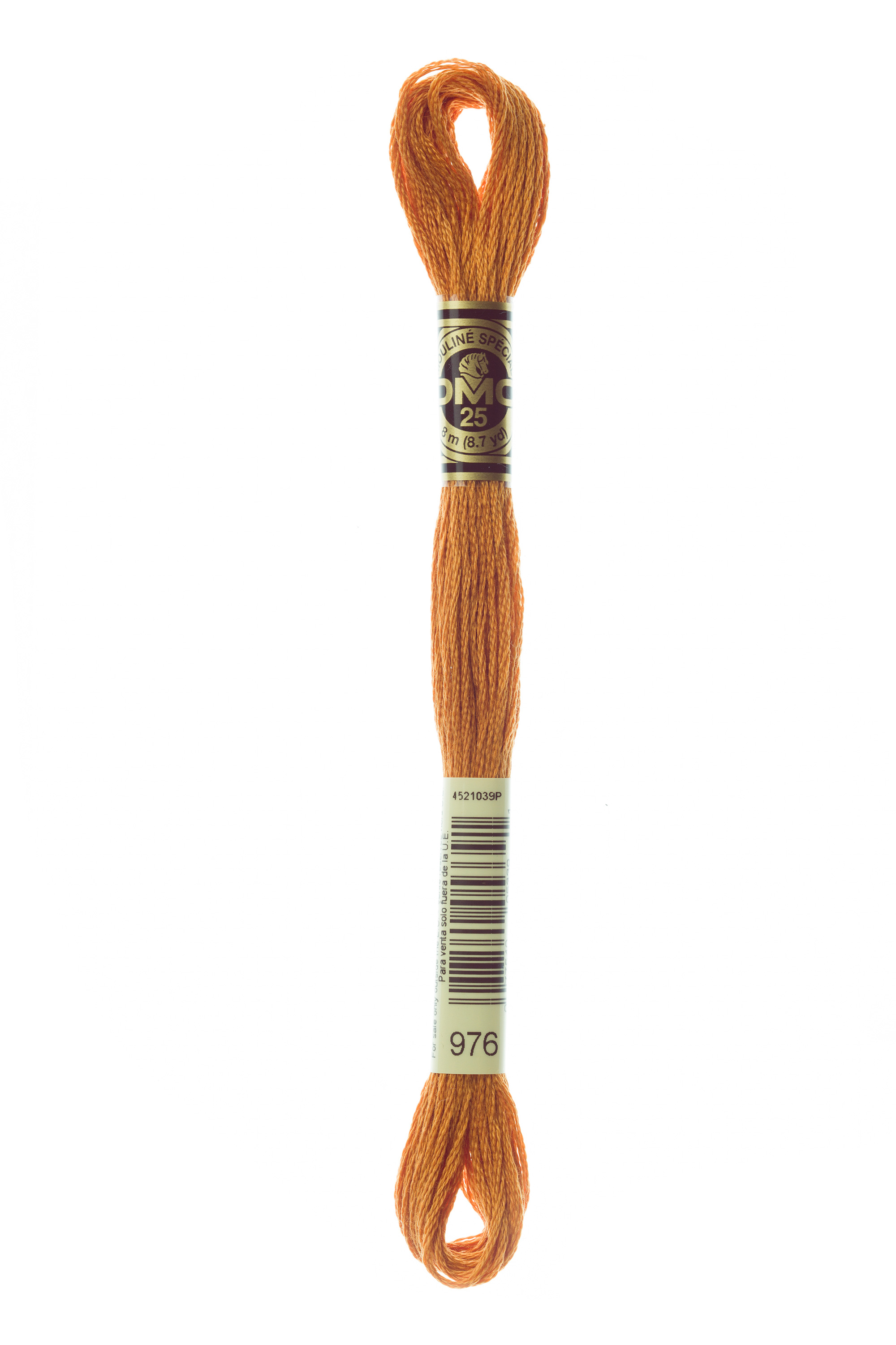 DMC 976 Six Strand Floss - Medium Golden Brown