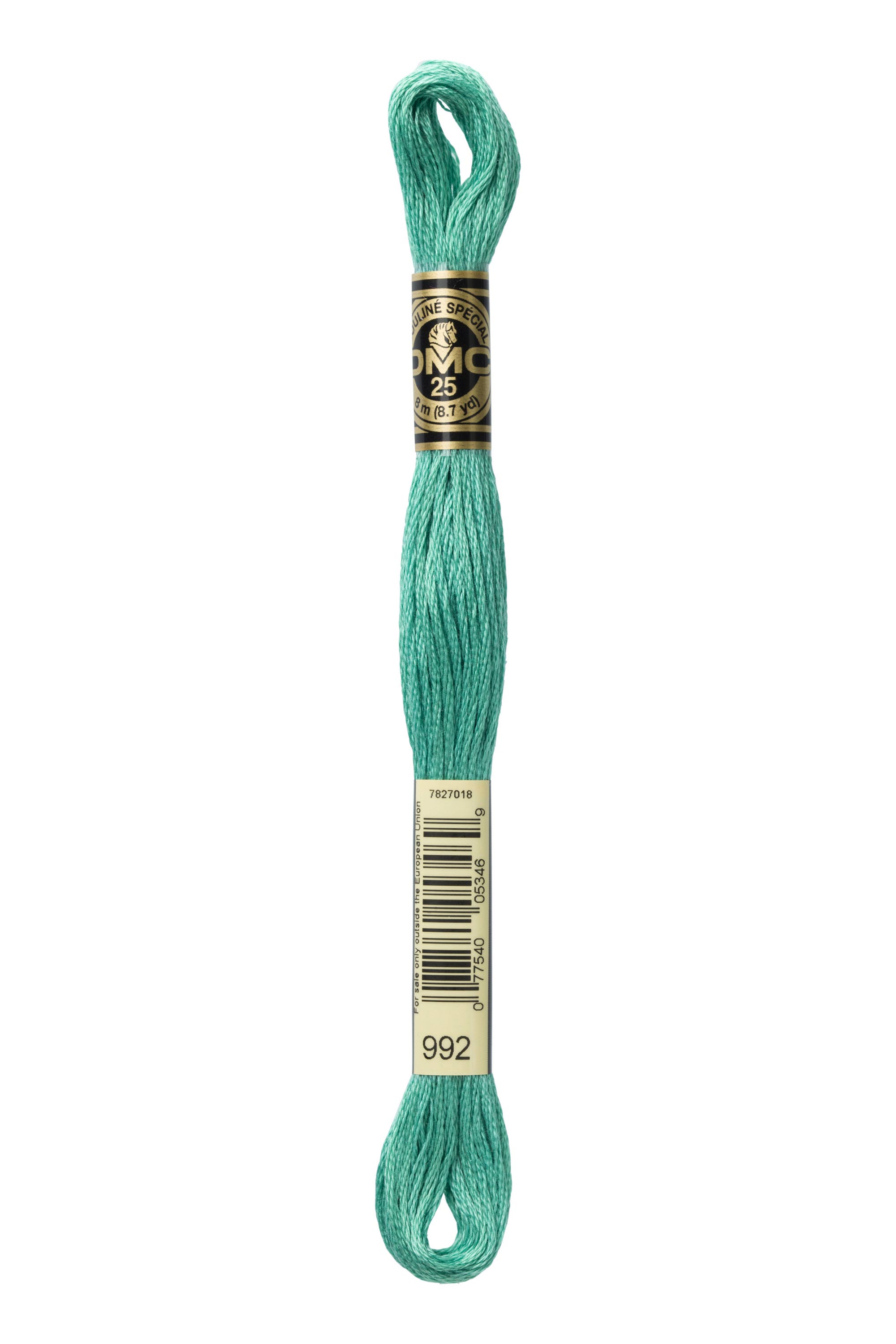 DMC 992 Six Strand Floss - Light Aquamarine Blue
