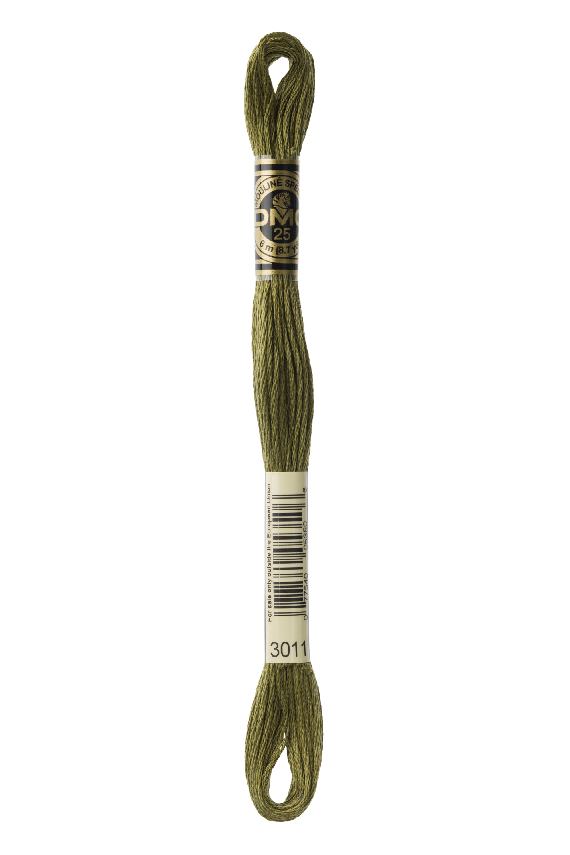 DMC 3011 Six Strand Floss - Dark Khaki Green