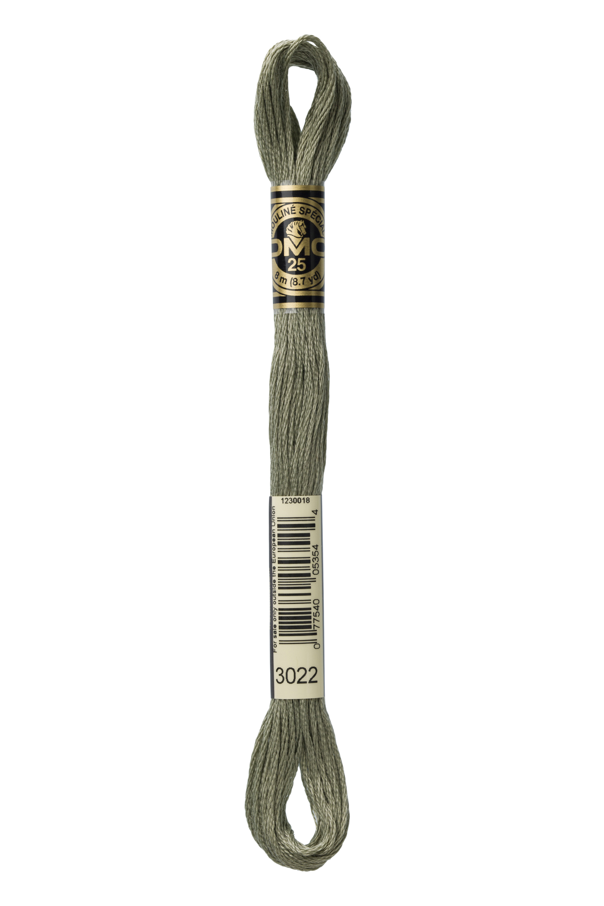 DMC 3022 Six Strand Floss - Medium Brown Gray